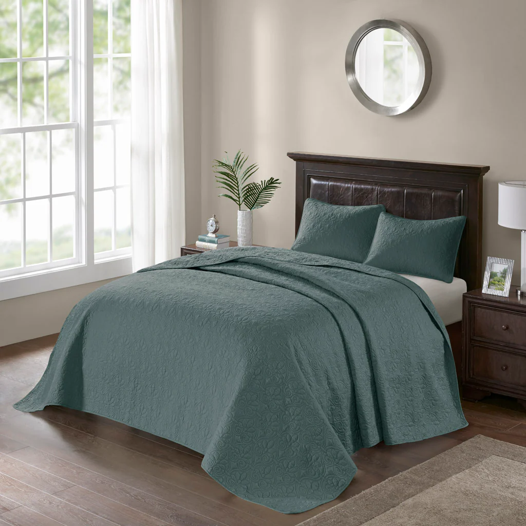 Quebec 3-Piece Reversible Bedspread Set - Image 30
