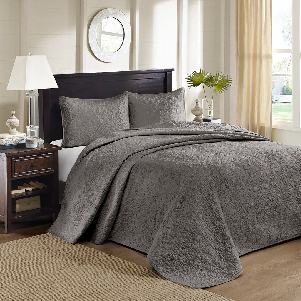 Quebec 3-Piece Reversible Bedspread Set - Image 33