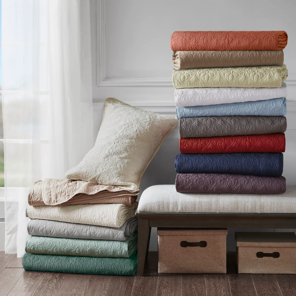 Quebec 3-Piece Reversible Bedspread Set - Image 60
