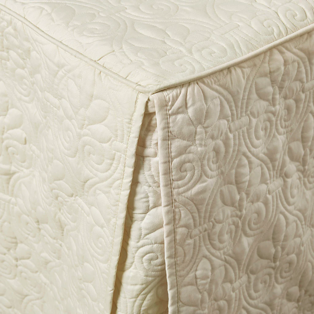 Quebec 3-Piece Split Corner Pleated Quilted Bedspread - Image 41