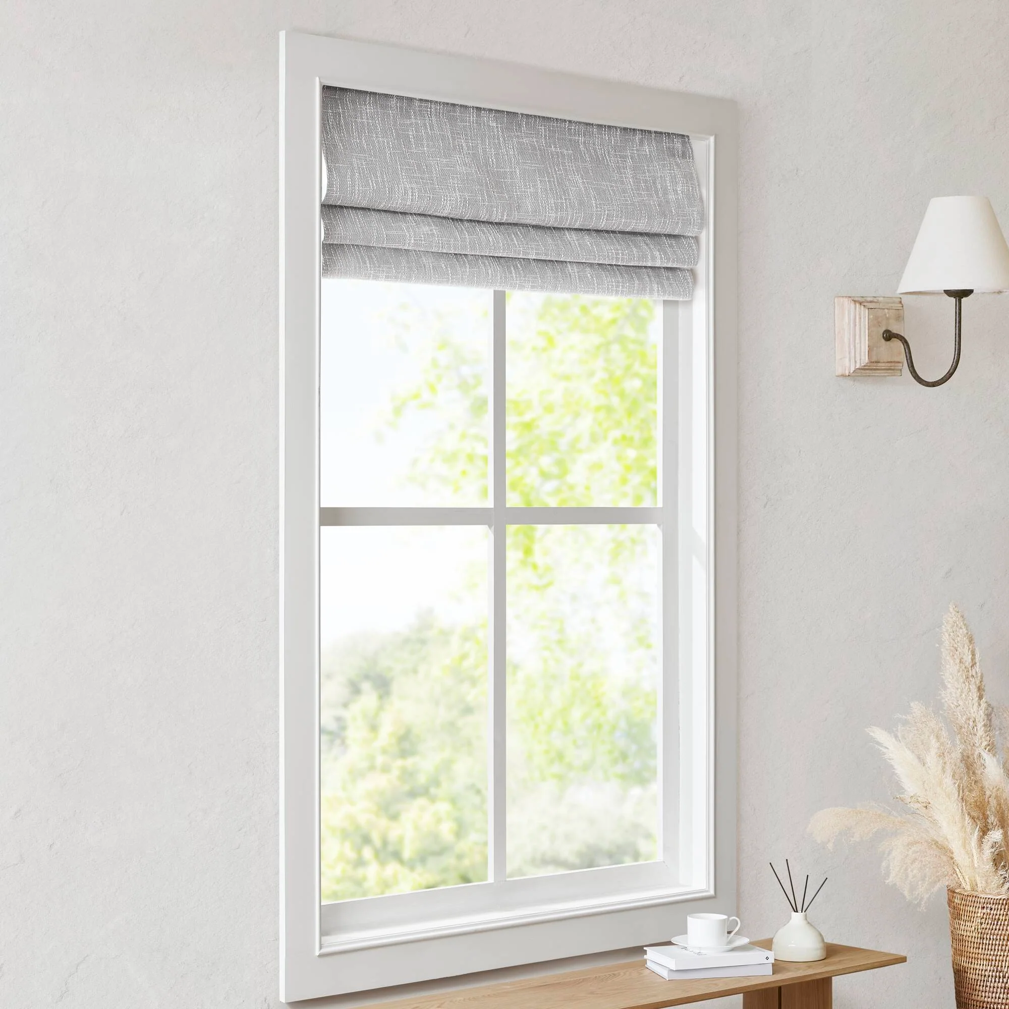 Quincy Total Blackout Cordless Roman Shade - Image 49