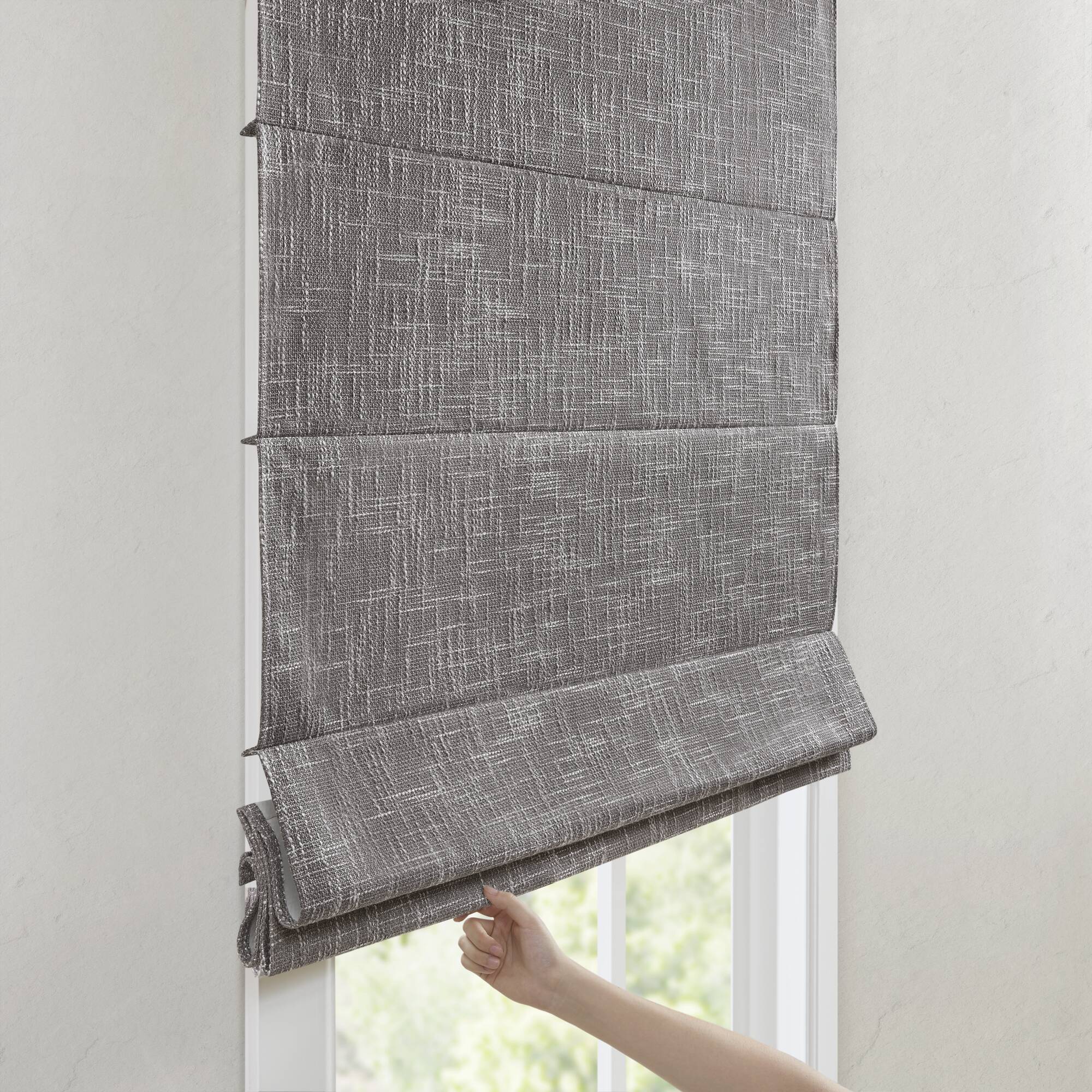 Quincy Total Blackout Cordless Roman Shade - Image 73
