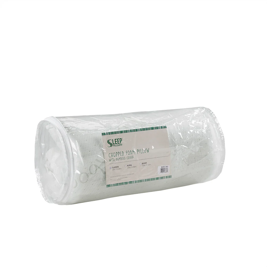 Rayon from Bamboo Shredded Memory Foam Pillow with Rayon from Bamboo Blend Cover - Image 11
