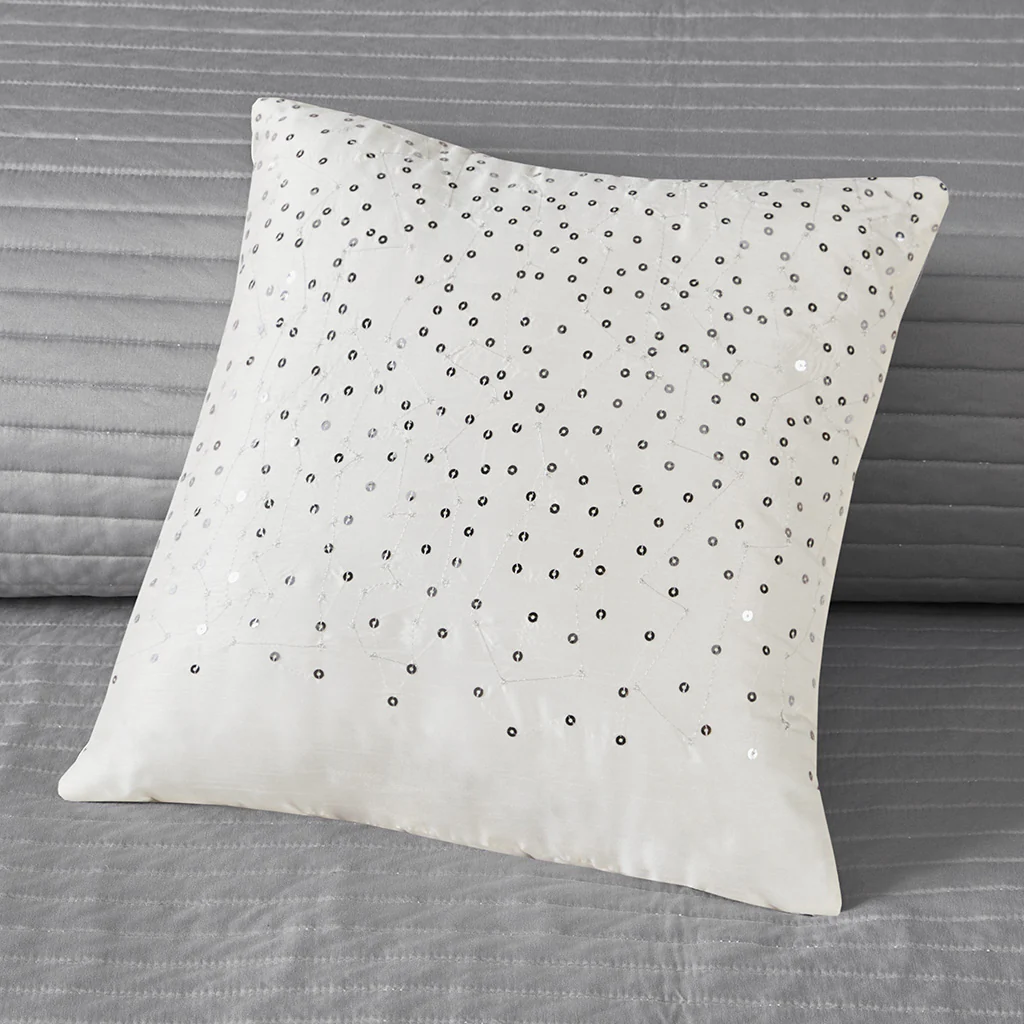 Rhapsody 6-Piece Reversible Jacquard Quilt Set with Throw Pillows - Image 38