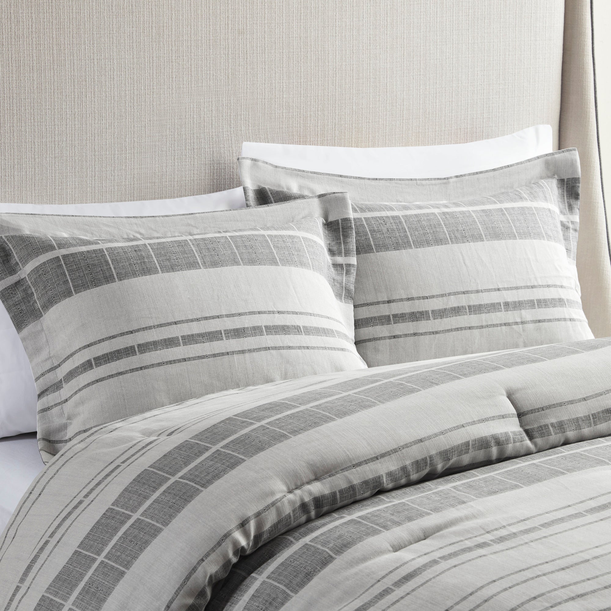 Rhodes 3-Piece Stripe Duvet Cover Set - Image 4