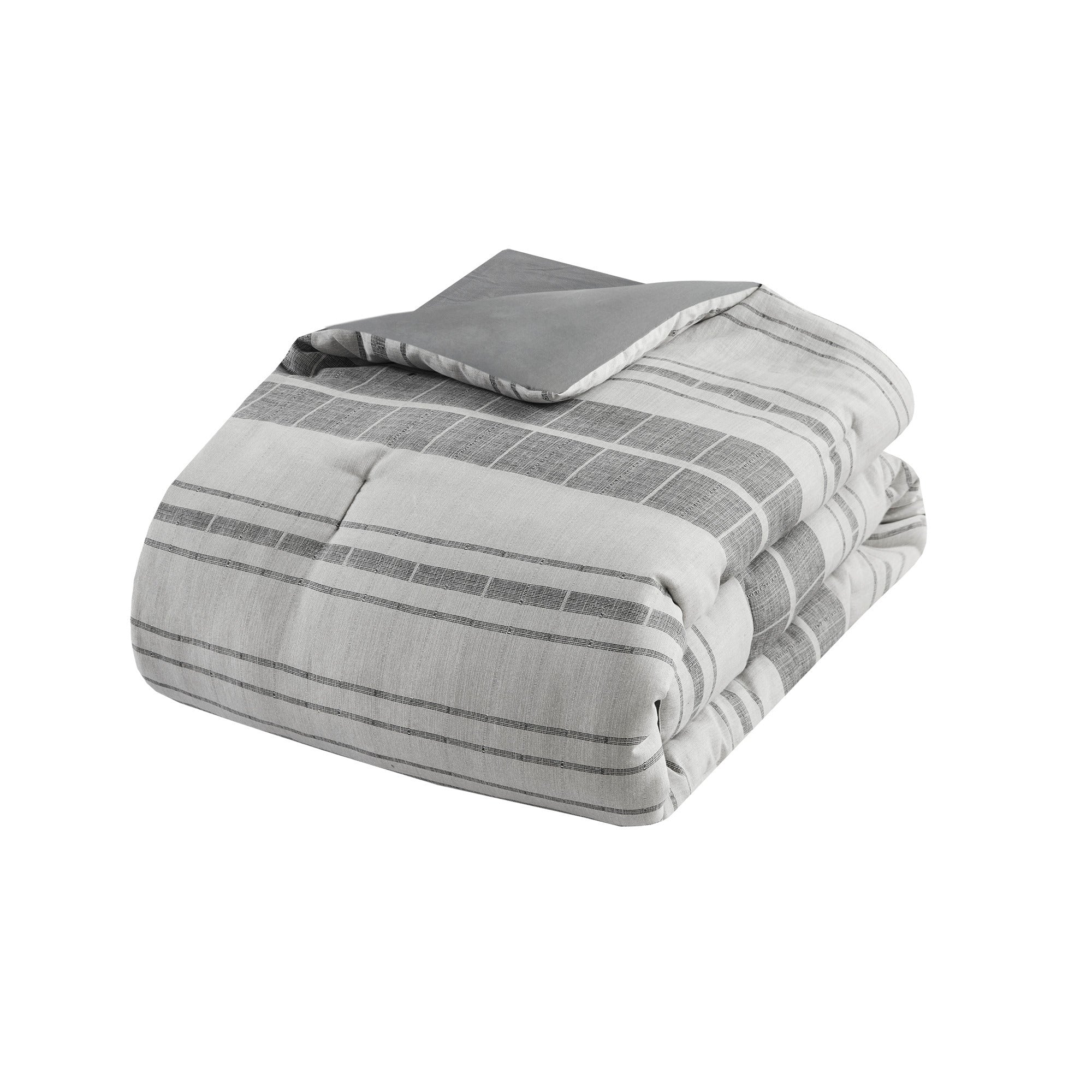 Rhodes 4-Piece Stripe Comforter Set with Throw Pillow - Image 12