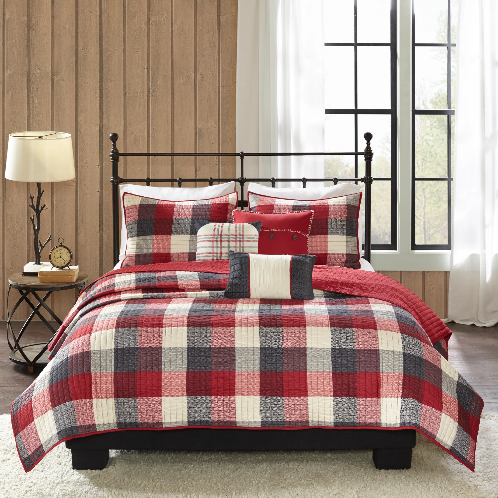 Ridge 6-Piece Herringbone Duvet Cover Set - Image 8