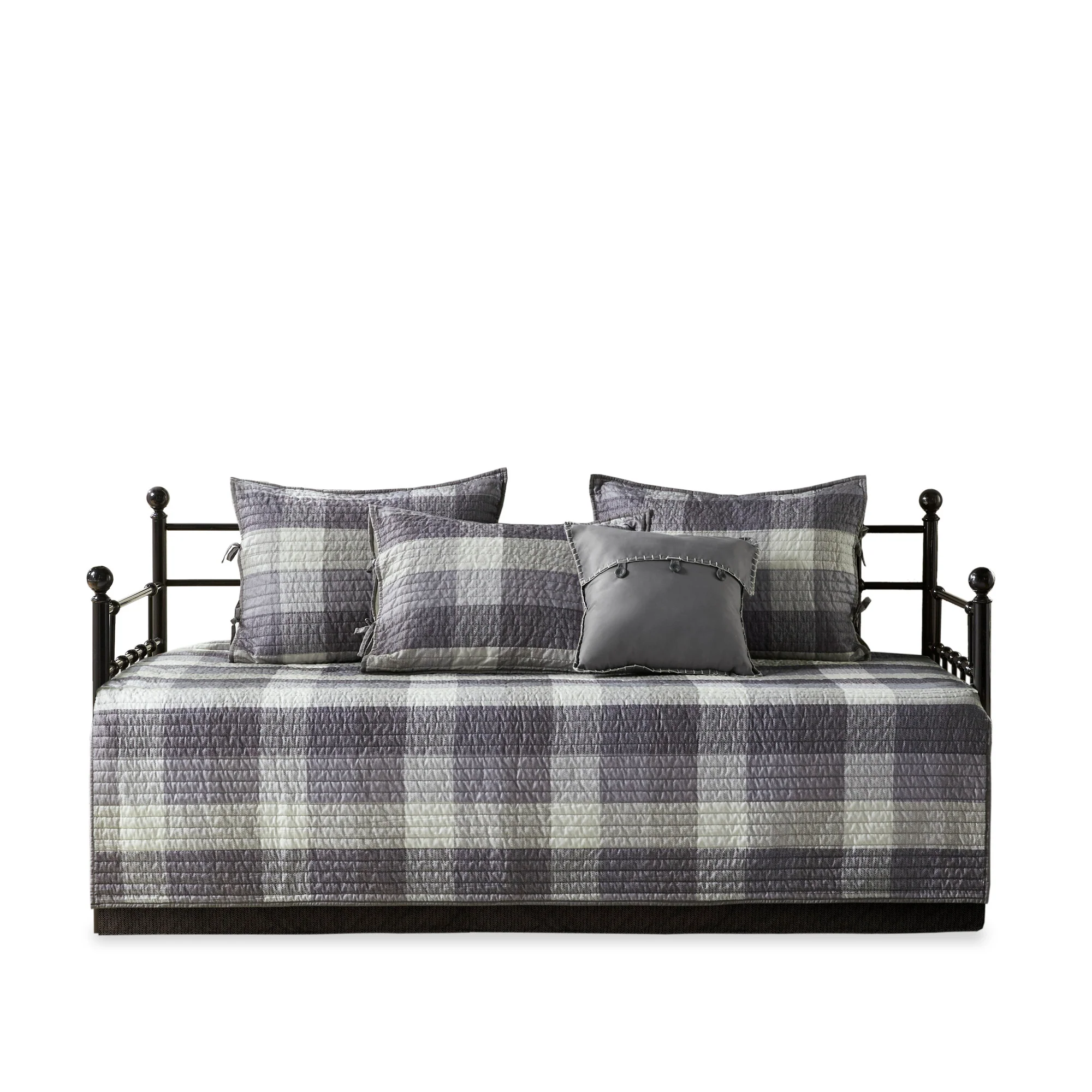 Ridge 6-Piece Reversible Plaid Daybed Cover Set - Image 33
