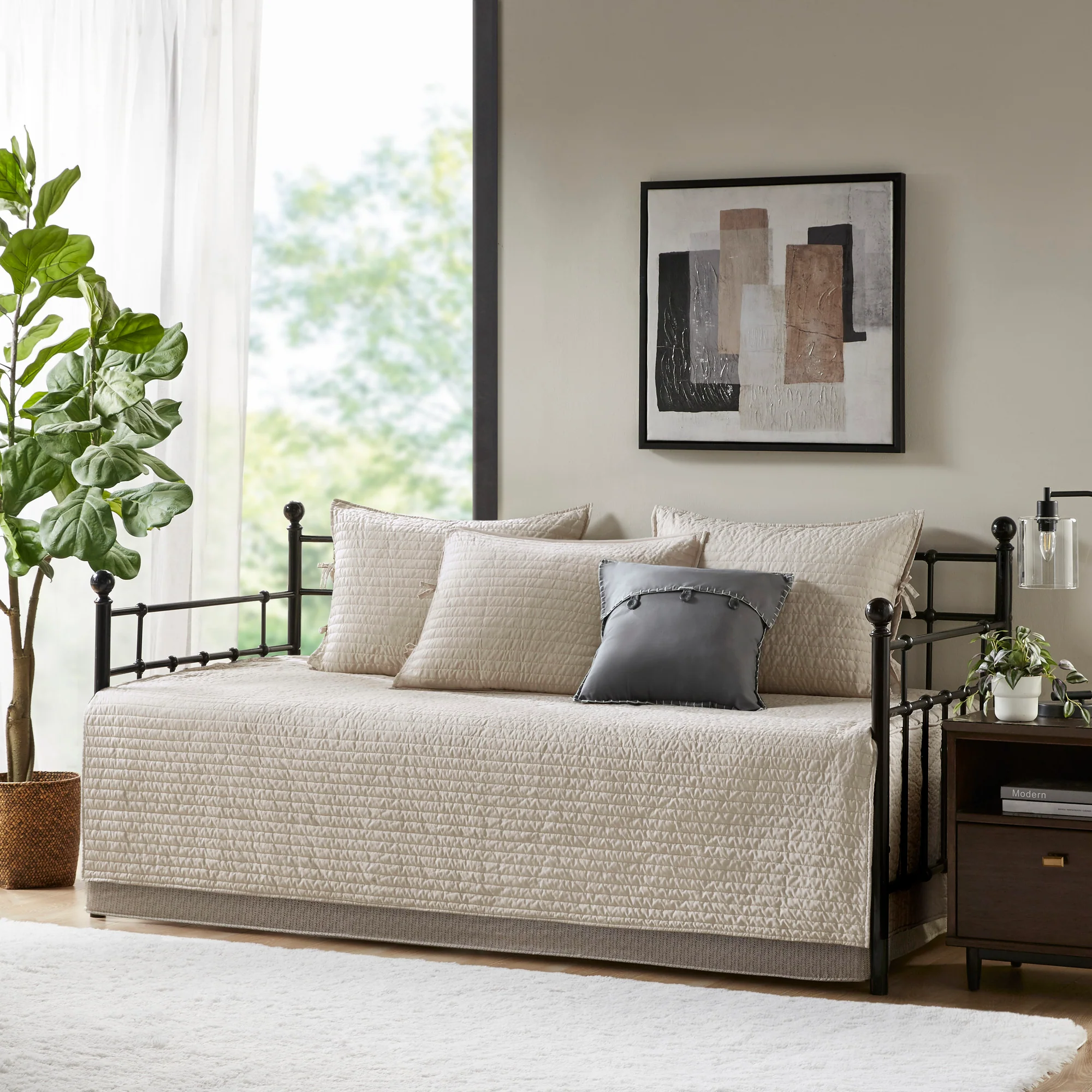 Ridge 6-Piece Reversible Plaid Daybed Cover Set - Image 38