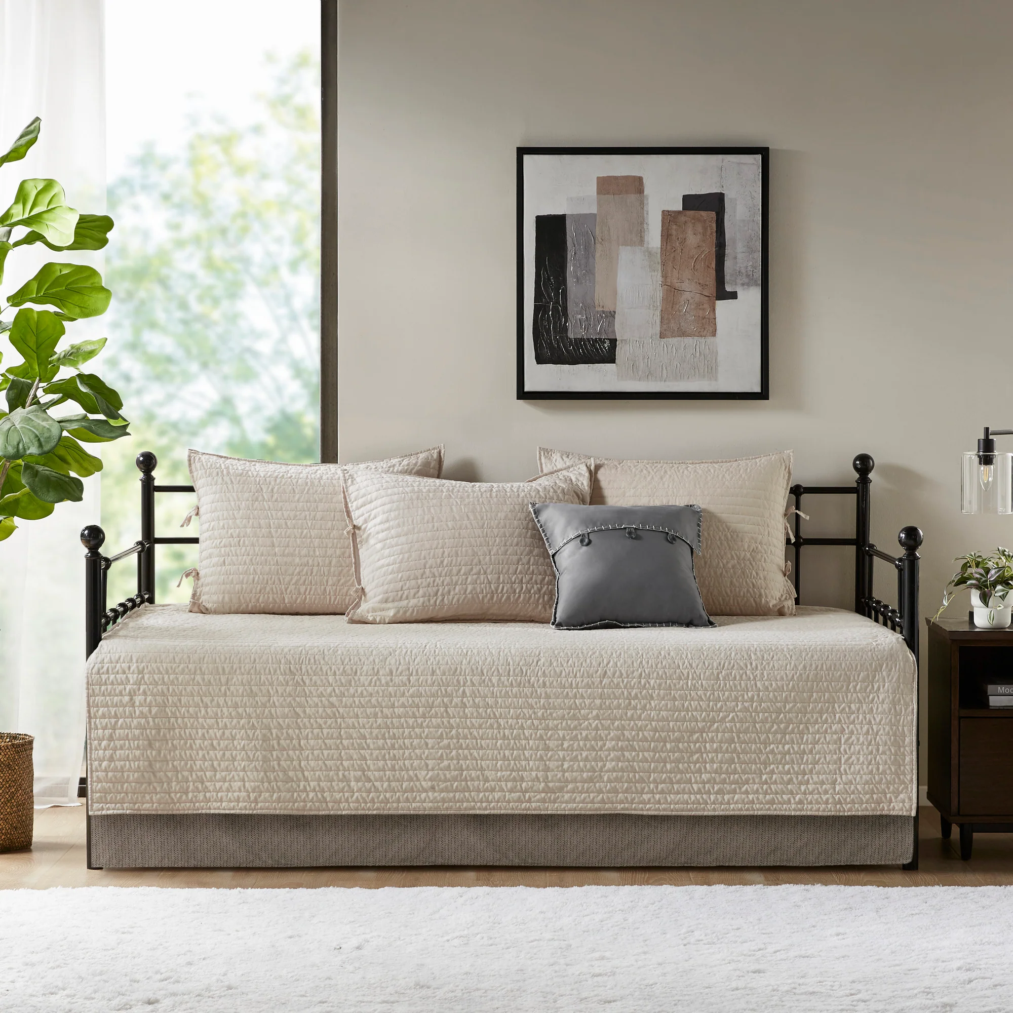 Ridge 6-Piece Reversible Plaid Daybed Cover Set - Image 40