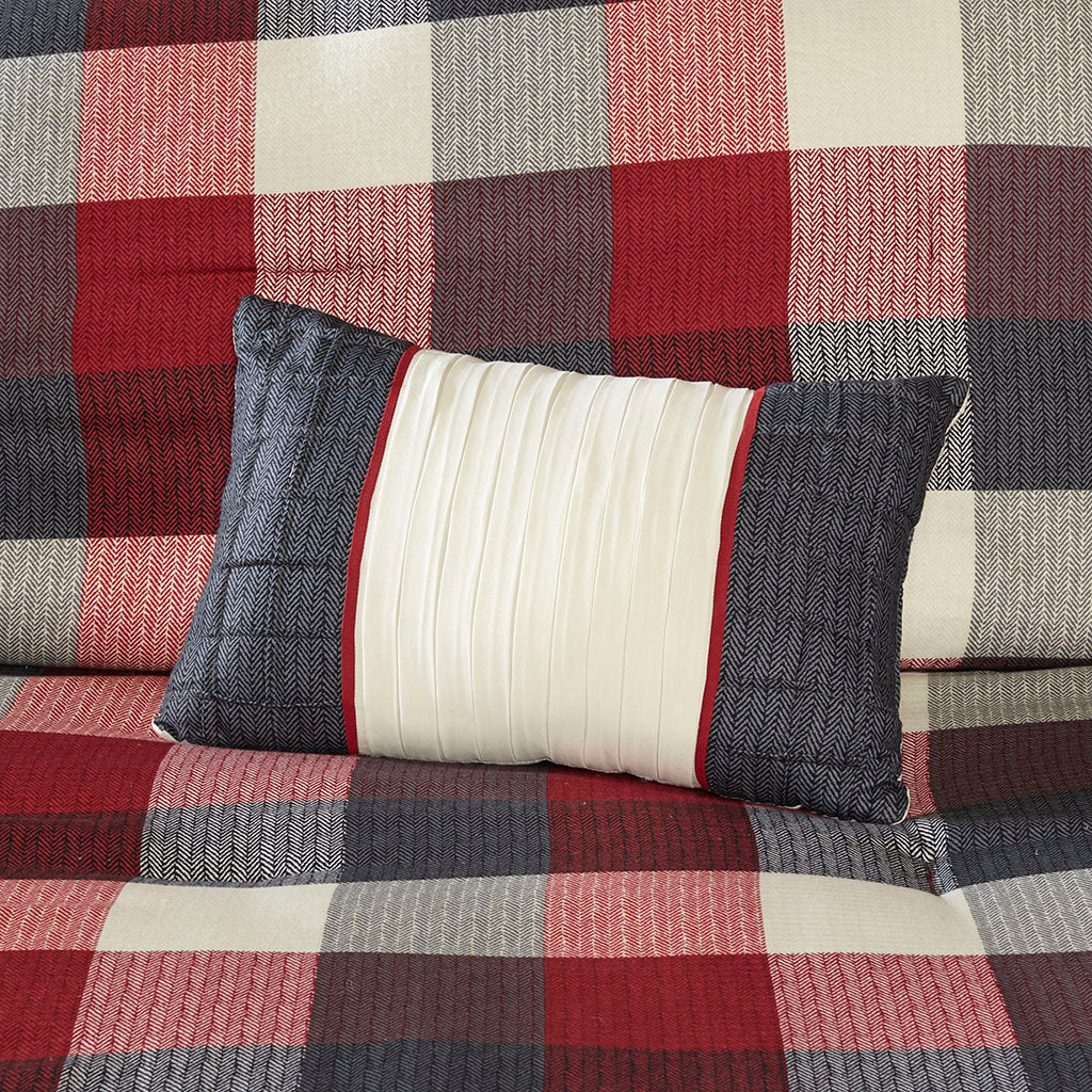 Ridge 7-Piece Herringbone Comforter Set - Image 15
