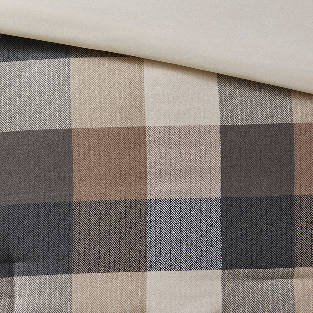 Ridge 7-Piece Herringbone Comforter Set - Image 16