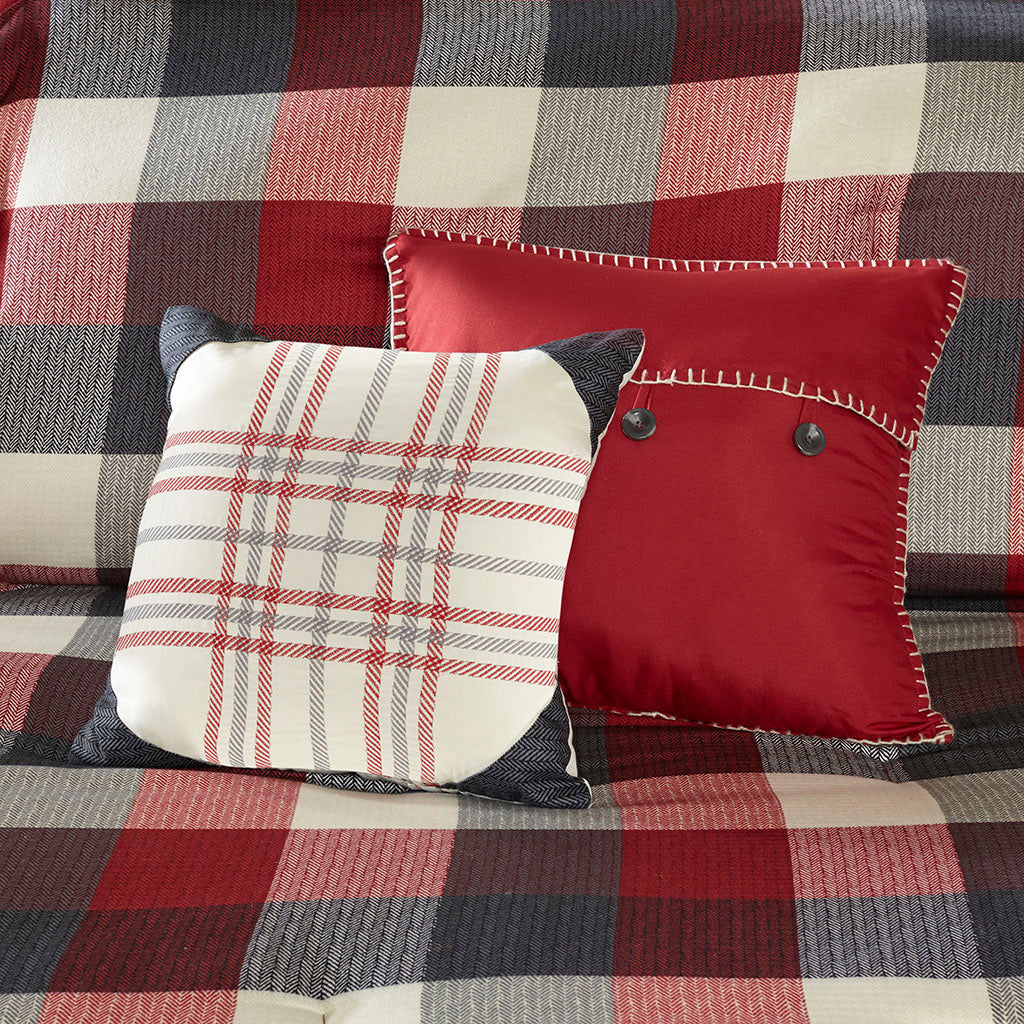 Ridge 7-Piece Herringbone Comforter Set - Image 18