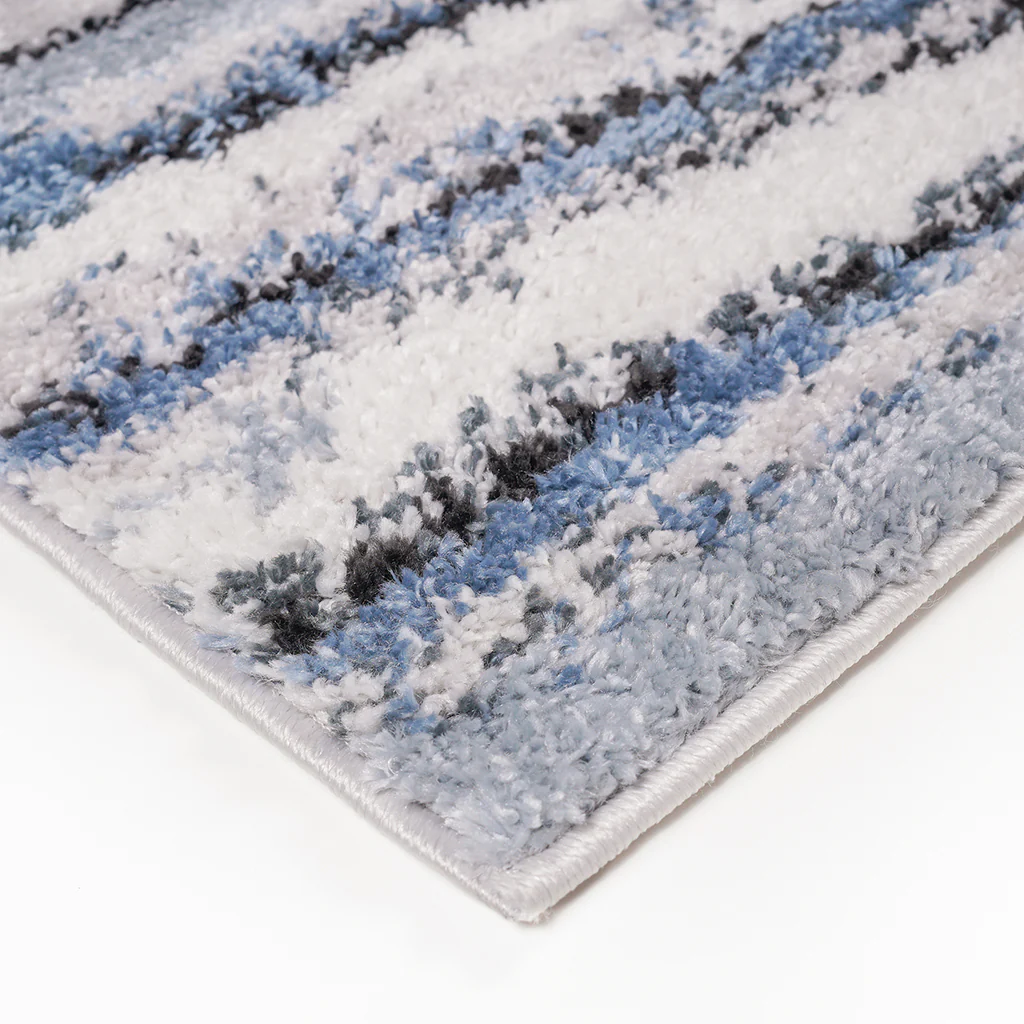 Riley Watercolor Abstract Stripe Woven Area Rug - Image 12