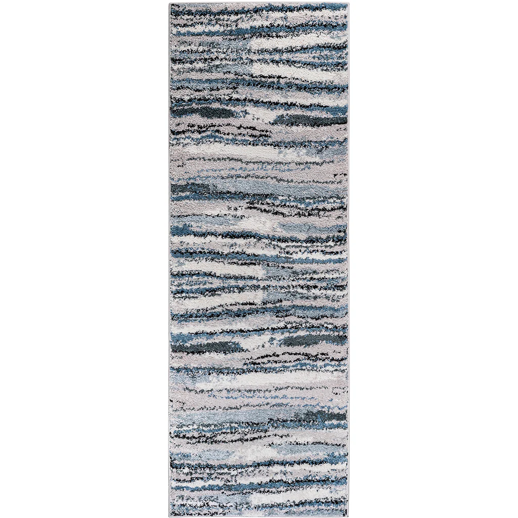Riley Watercolor Abstract Stripe Woven Area Rug - Image 14