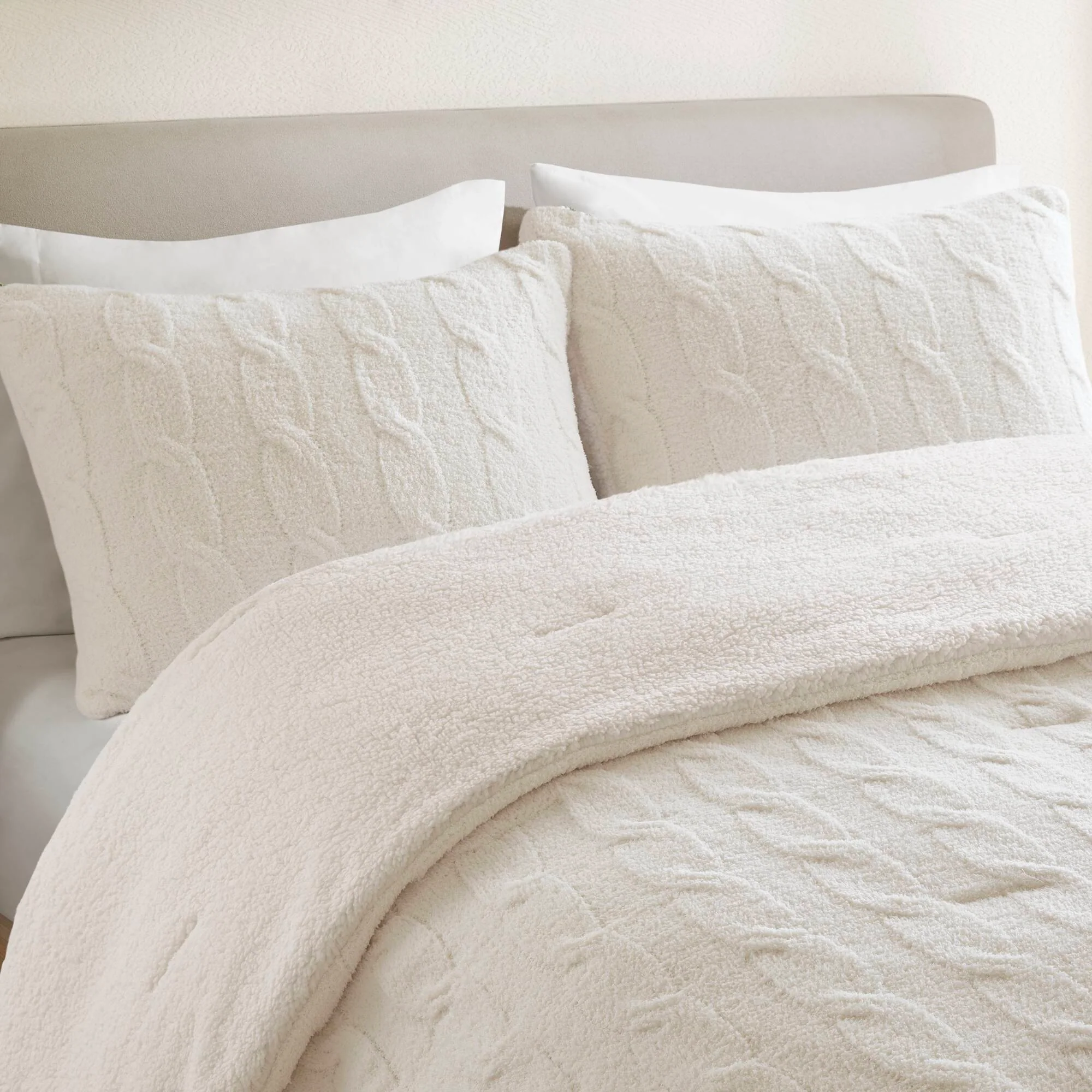 Riordan Waffle Knit Chenille Comforter Set - Image 32