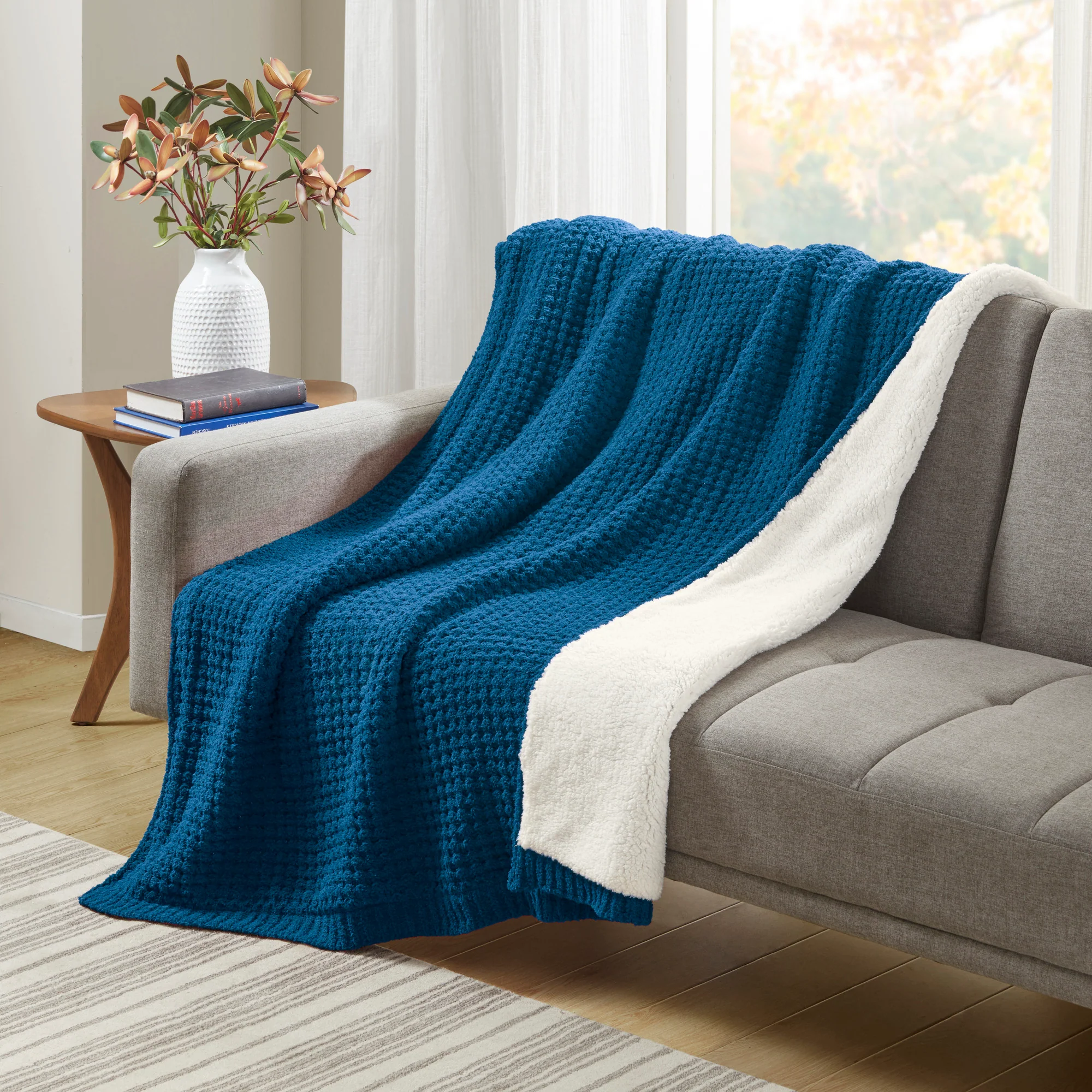 Rowan Waffle Knit Chenille Throw - Image 2