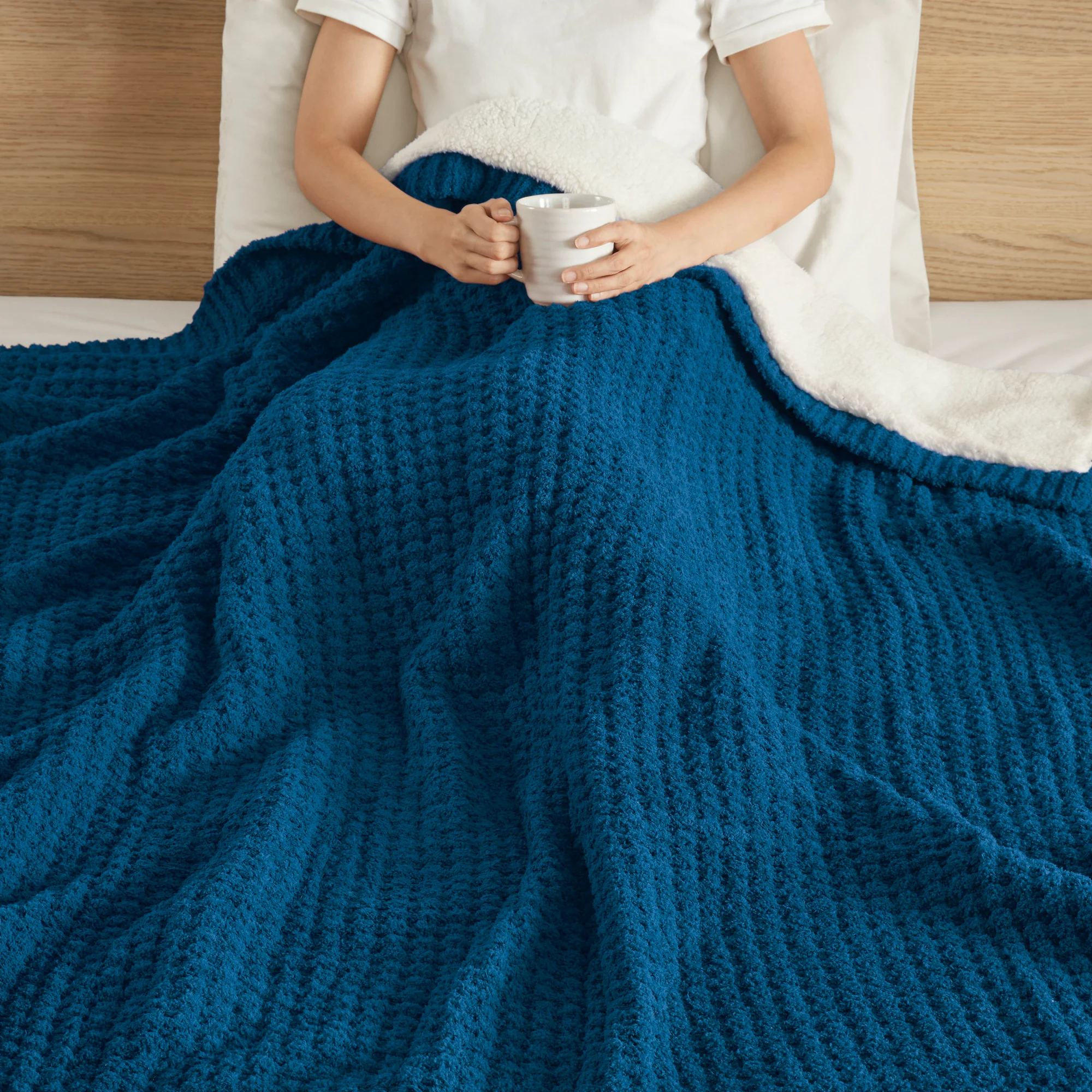 Rowan Waffle Knit Chenille Throw - Image 3