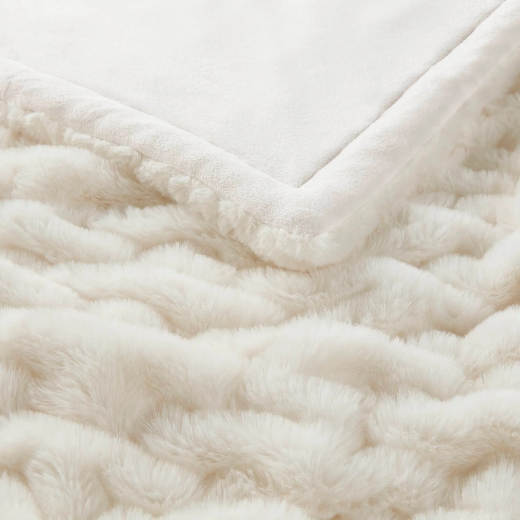 Ruched Fur 100% Polyester Real Tie Dye Throw - Image 20