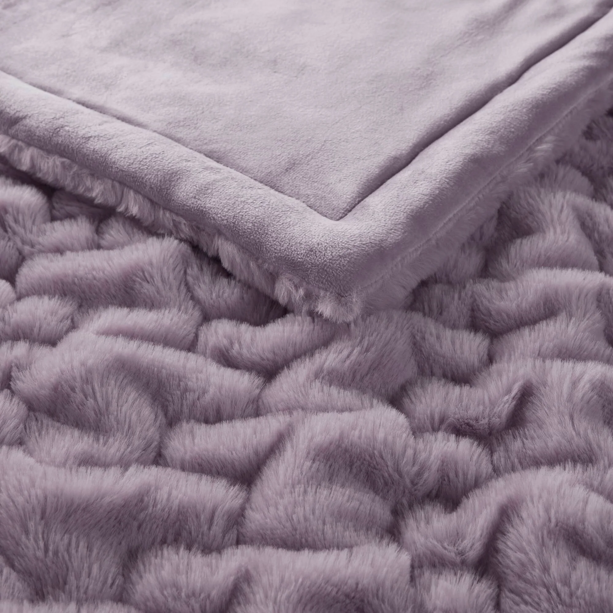 Ruched Fur 100% Polyester Real Tie Dye Throw - Image 34