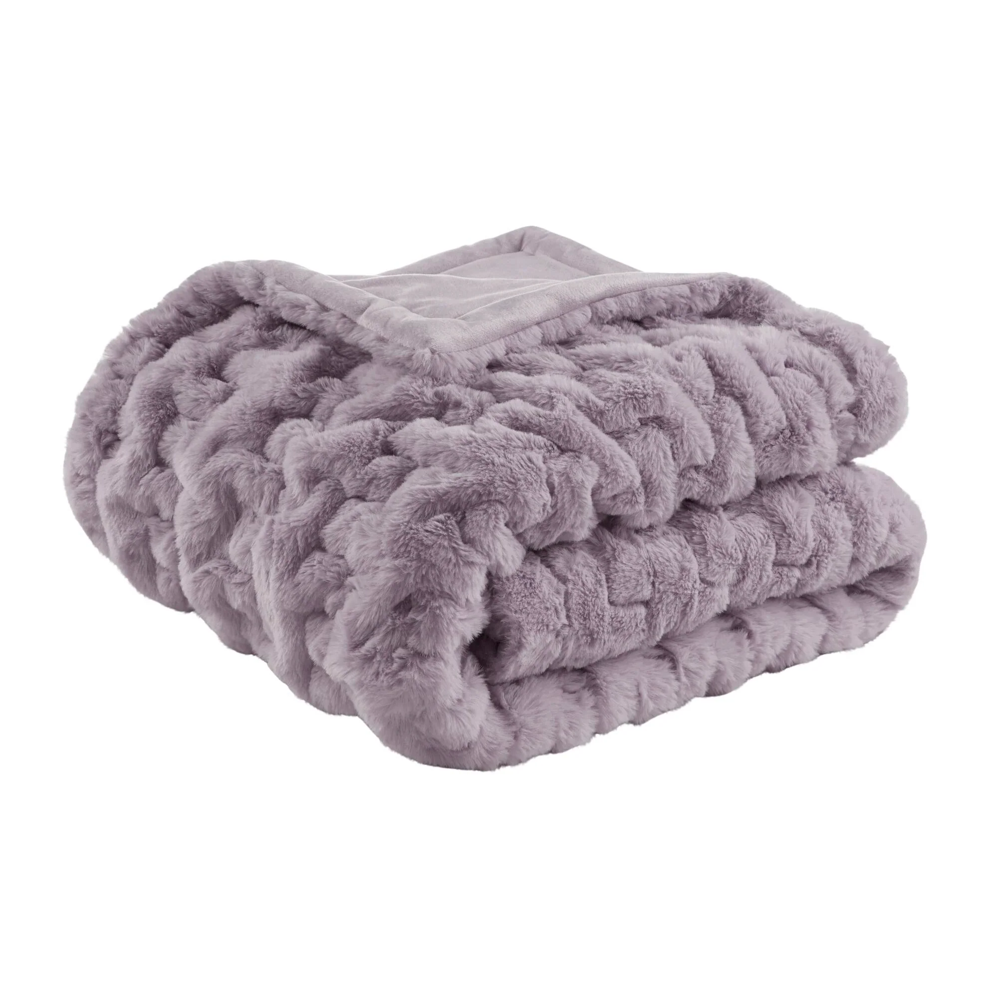 Ruched Fur 100% Polyester Real Tie Dye Throw - Image 35