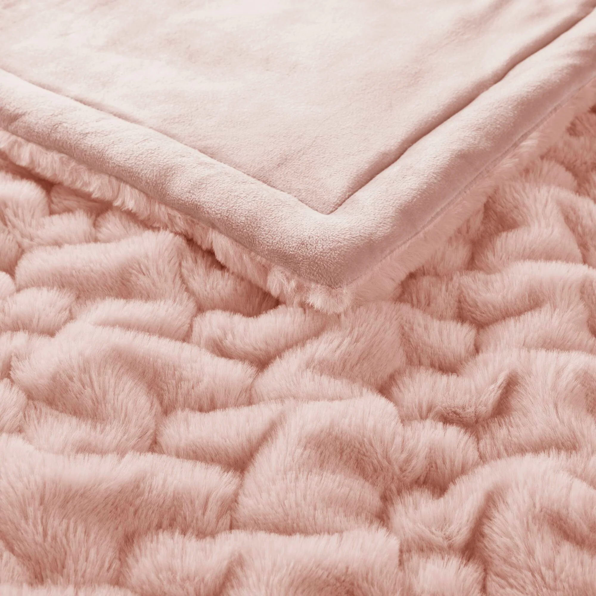 Ruched Fur 100% Polyester Real Tie Dye Throw - Image 41