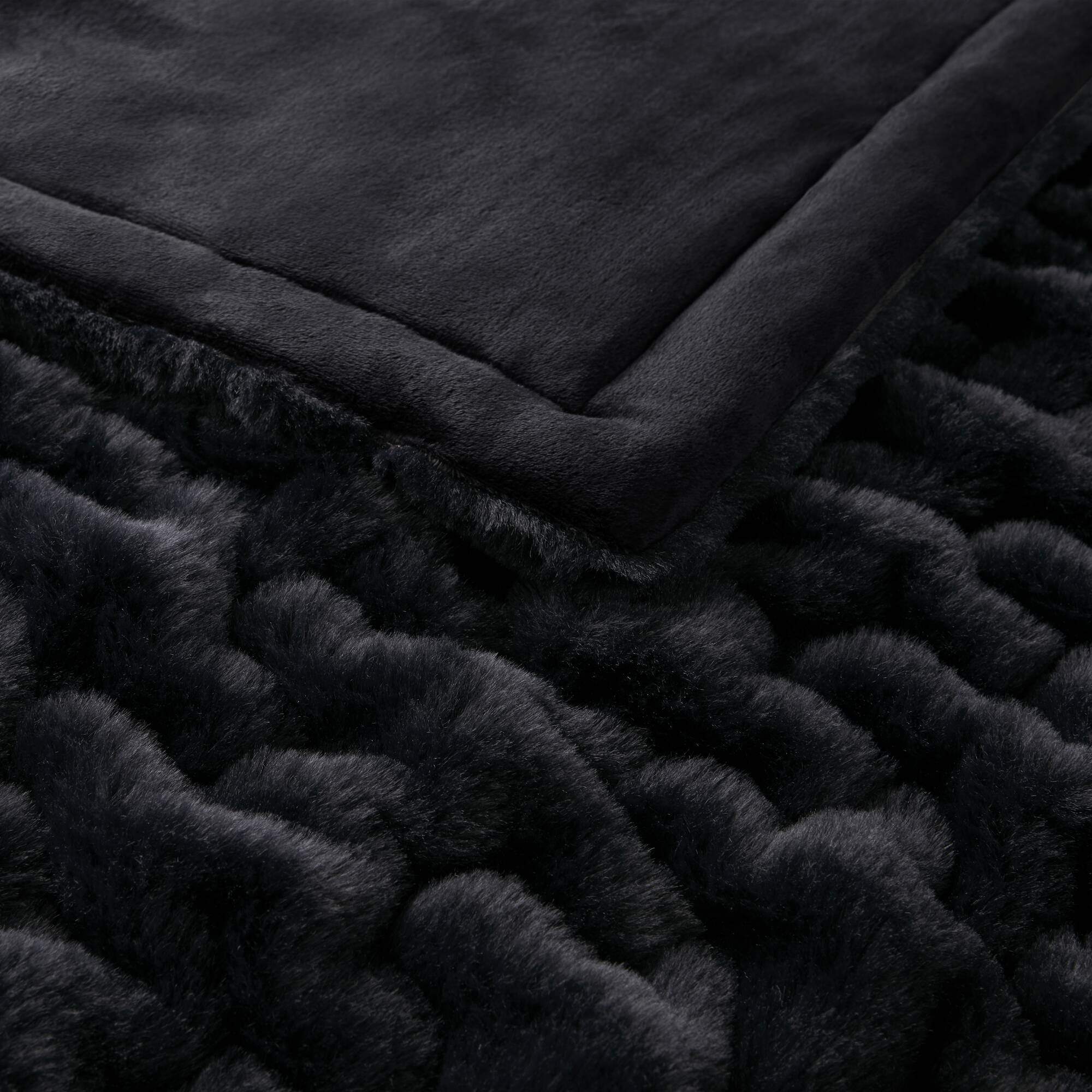 Ruched Fur 100% Polyester Real Tie Dye Throw - Image 44