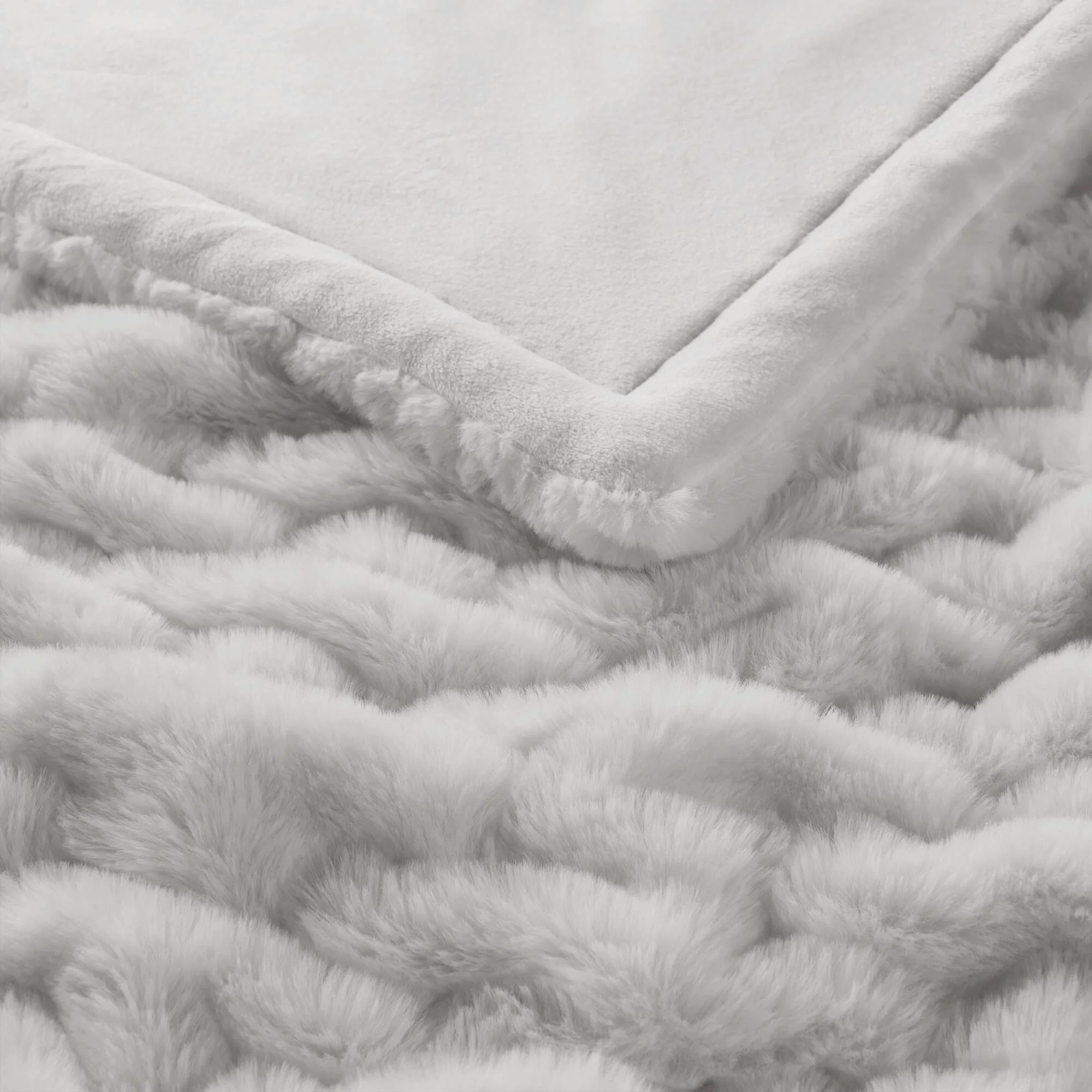 Ruched Fur 100% Polyester Real Tie Dye Throw - Image 55