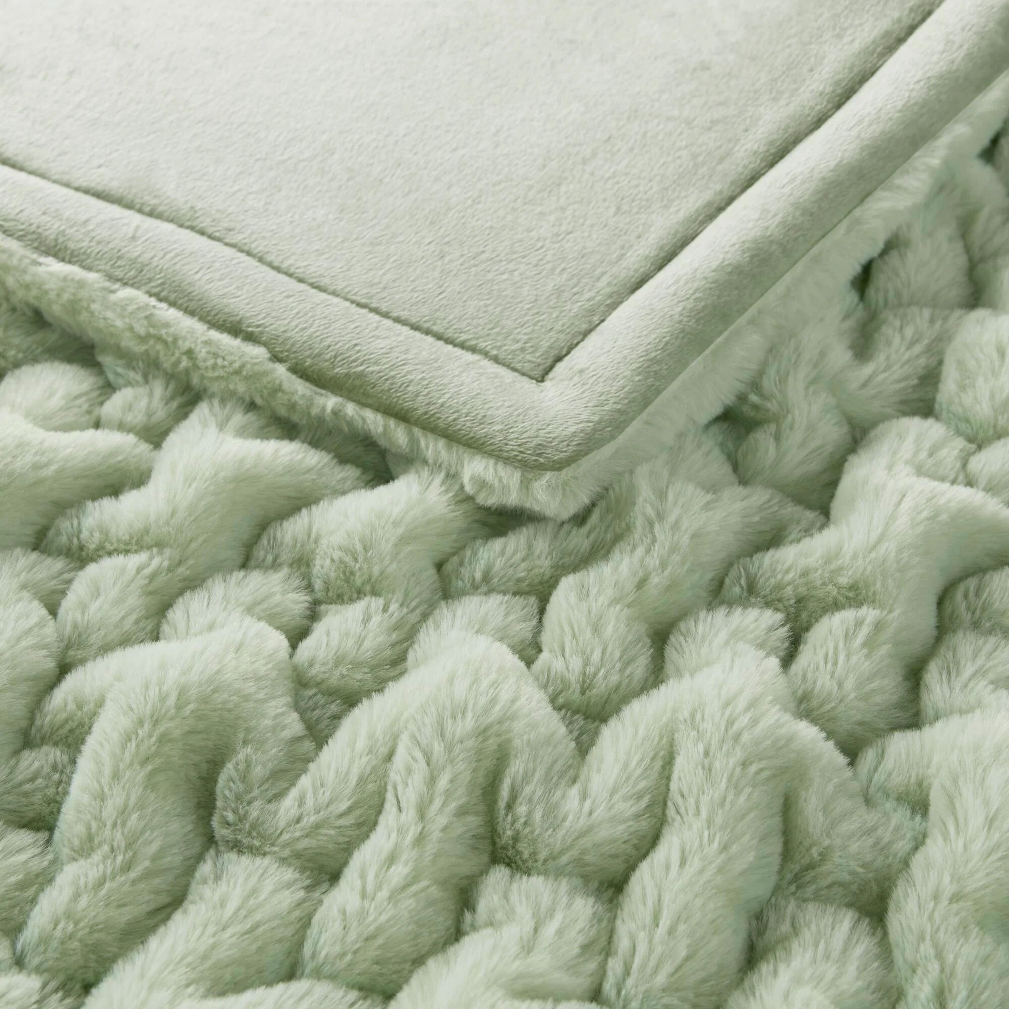 Ruched Fur 100% Polyester Real Tie Dye Throw - Image 69