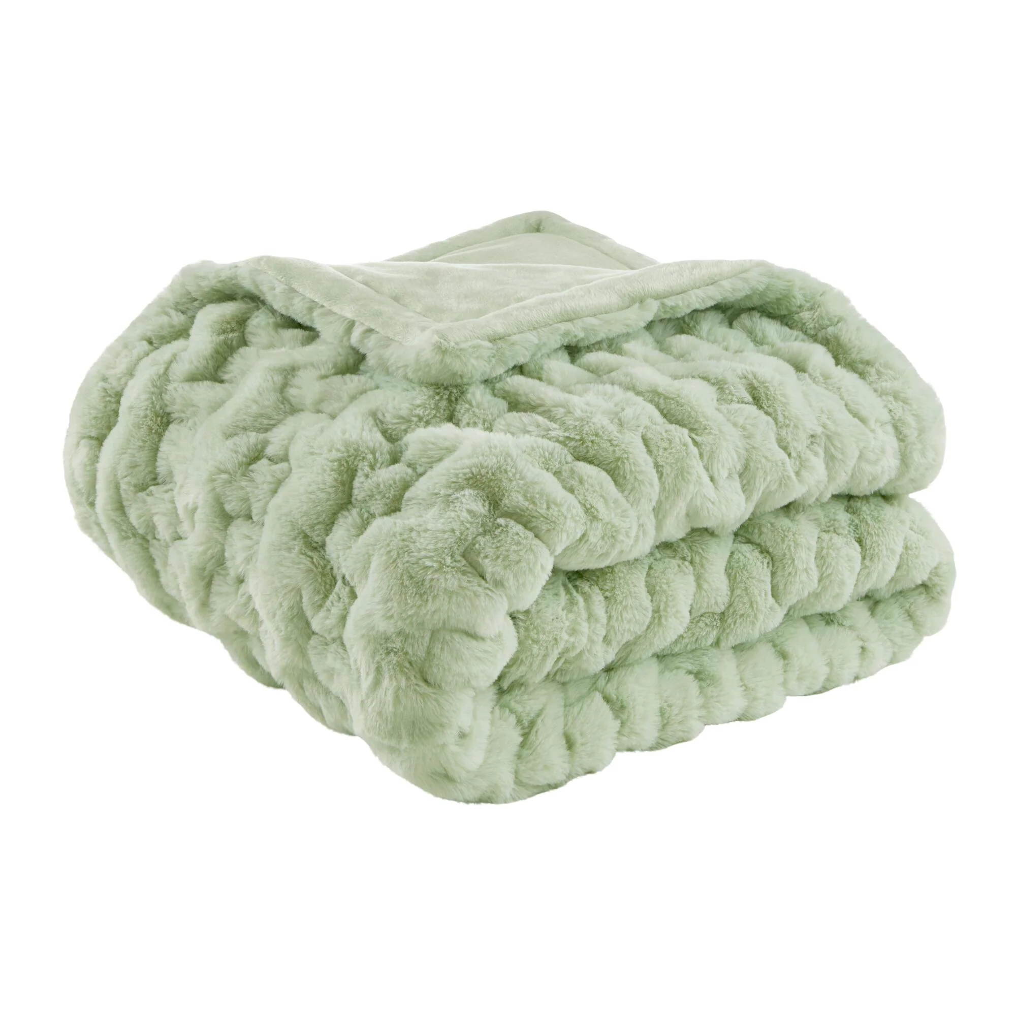 Ruched Fur 100% Polyester Real Tie Dye Throw - Image 70
