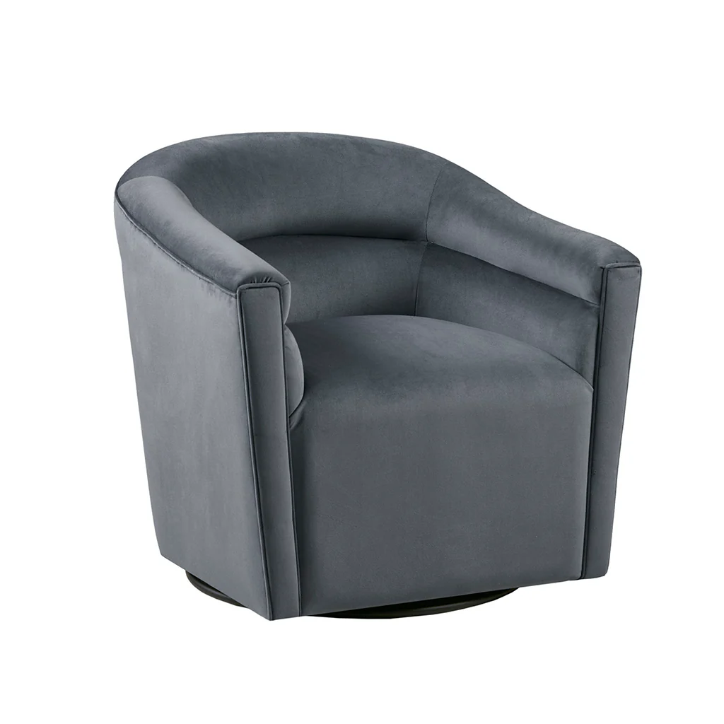 Ryker Upholstered Barrel 360 Degree Swivel chair - Image 3