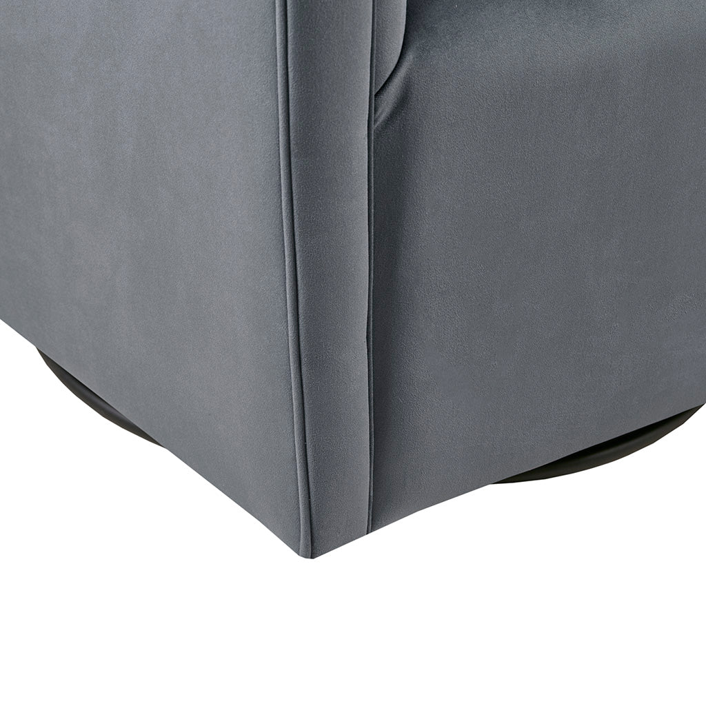 Ryker Upholstered Barrel 360 Degree Swivel chair - Image 7