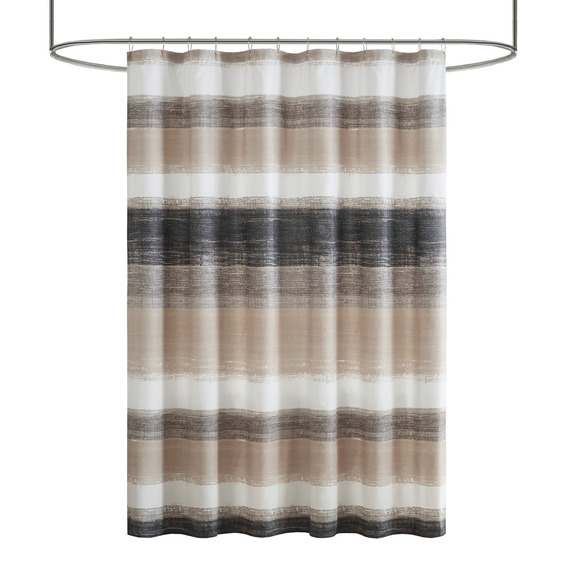 Saben Stripe Print Shower Curtain - Image 8