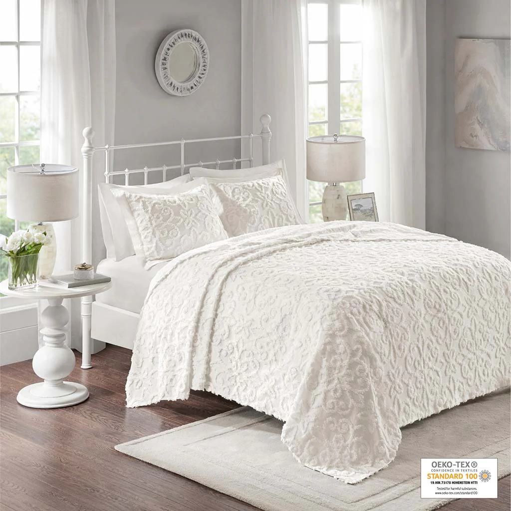 Sabrina 3-Piece Tufted Cotton  bedspread  set - Image 16