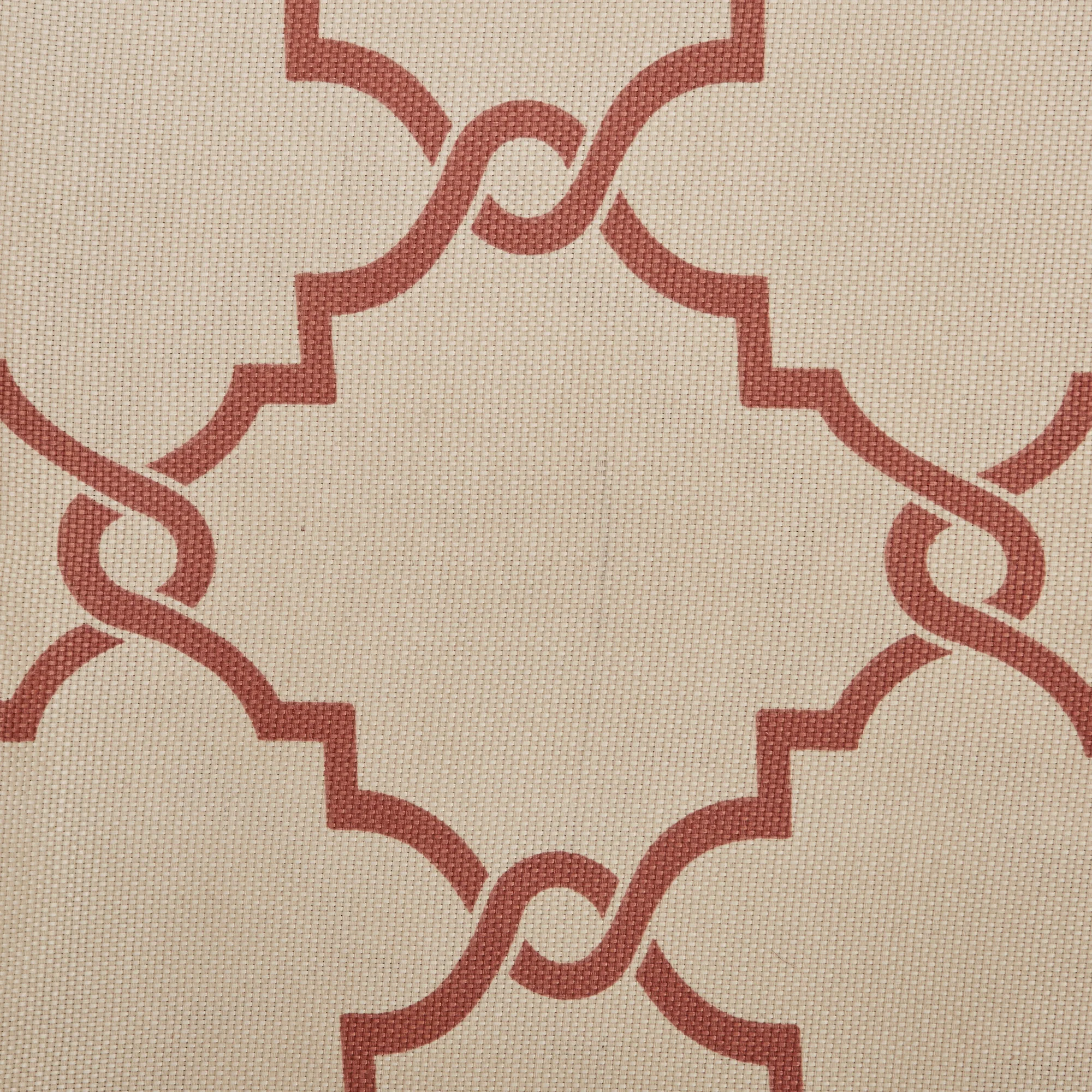 Saratoga Fretwork Print Grommet Top Window Valance - Image 45