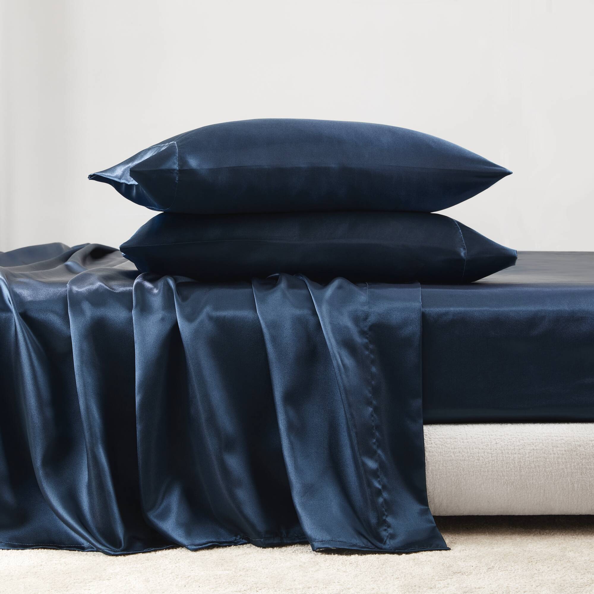 Satin Luxury Sheet Set - Image 53