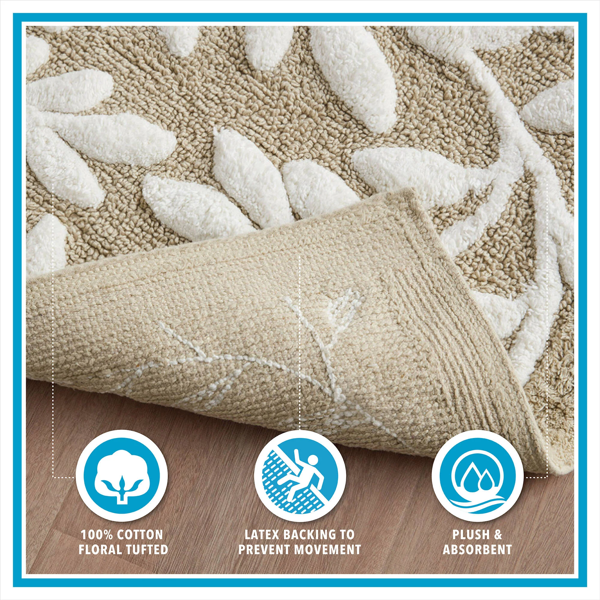 Serene Cotton Tufted Bath Rug - Image 10