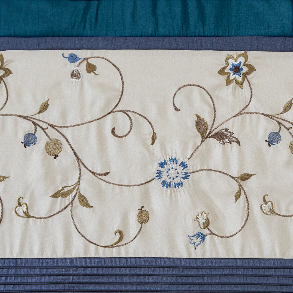 Serene Embroidered Curtain Panel - Image 18