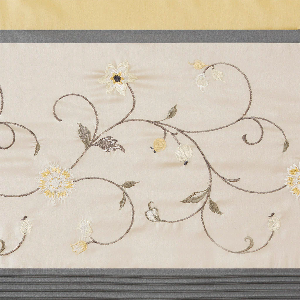 Serene Embroidered Curtain Panel - Image 27
