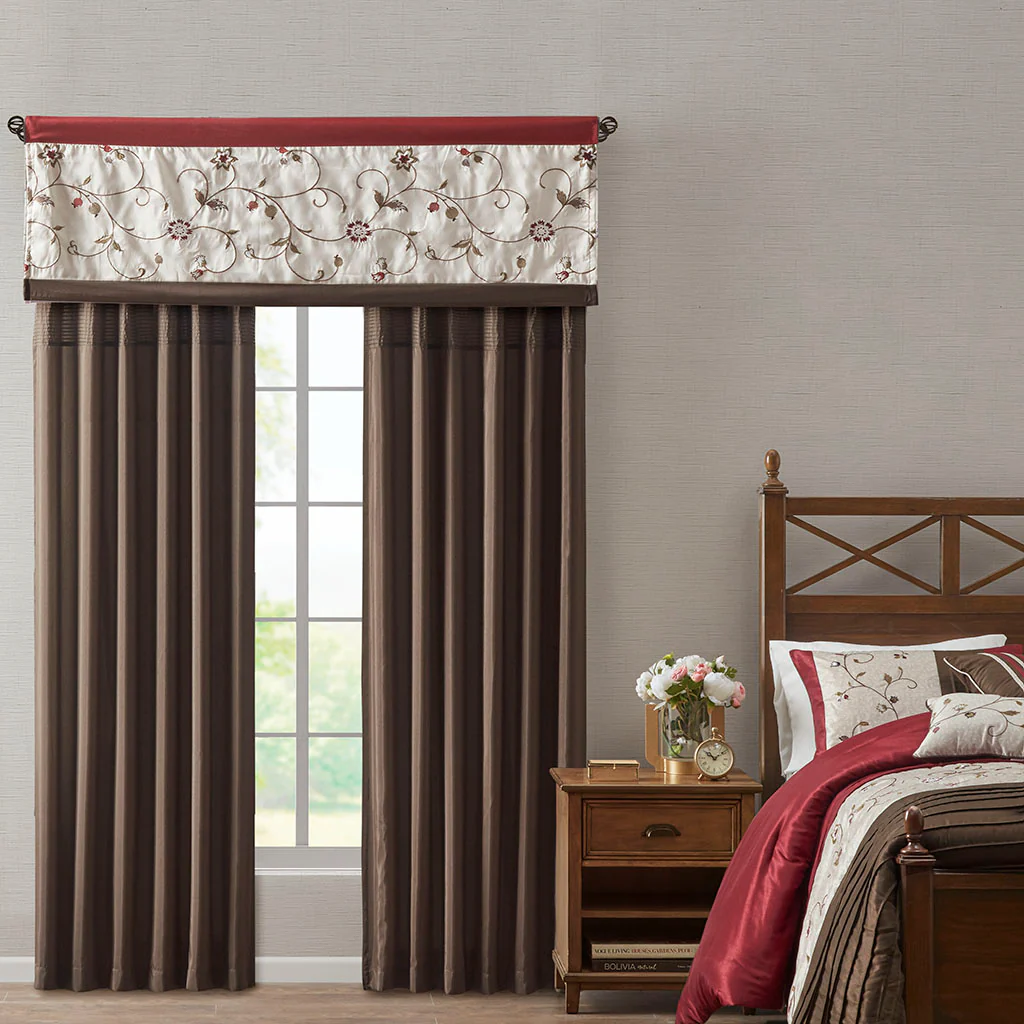 Serene Embroidered Curtain Panel - Image 31