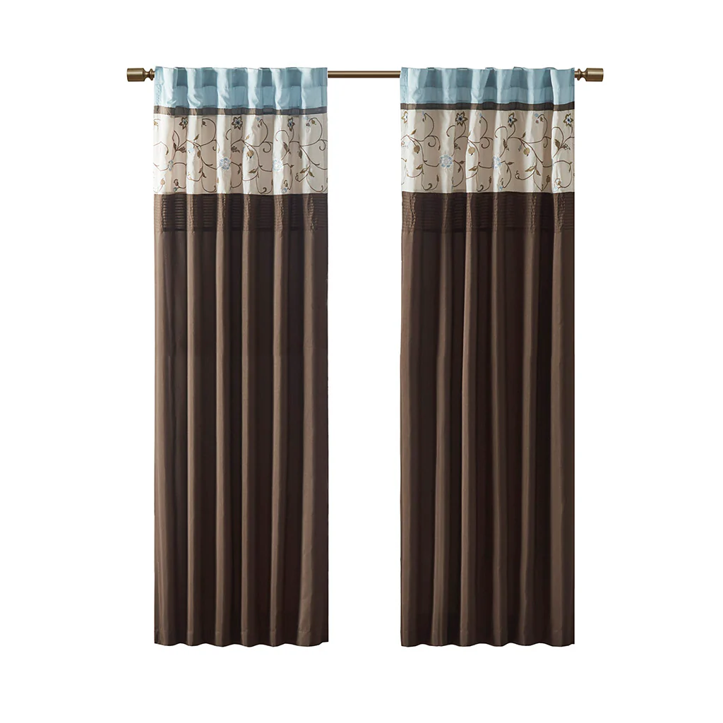 Serene Embroidered Curtain Panel - Image 51