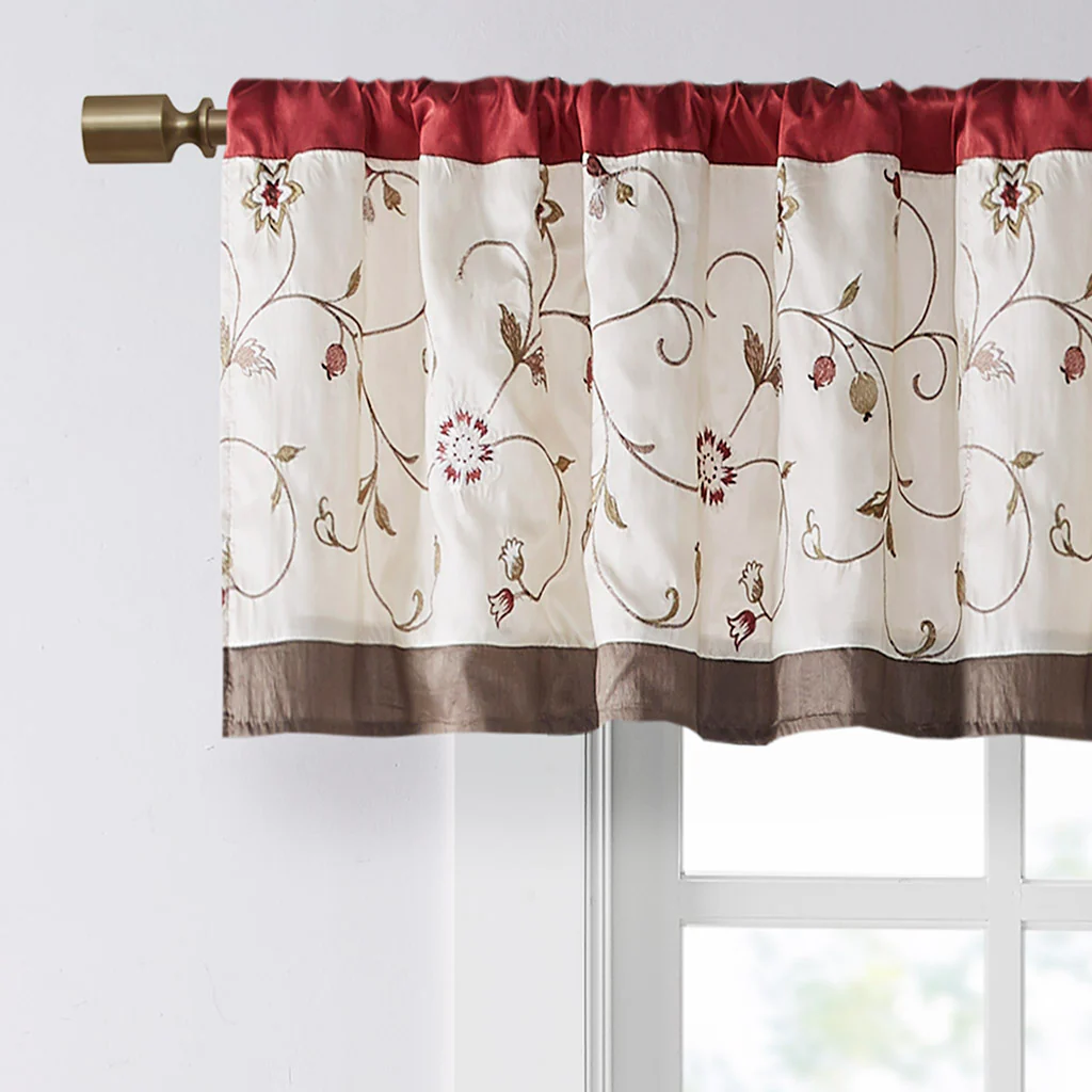 Serene Embroidered Window Valance - Image 21