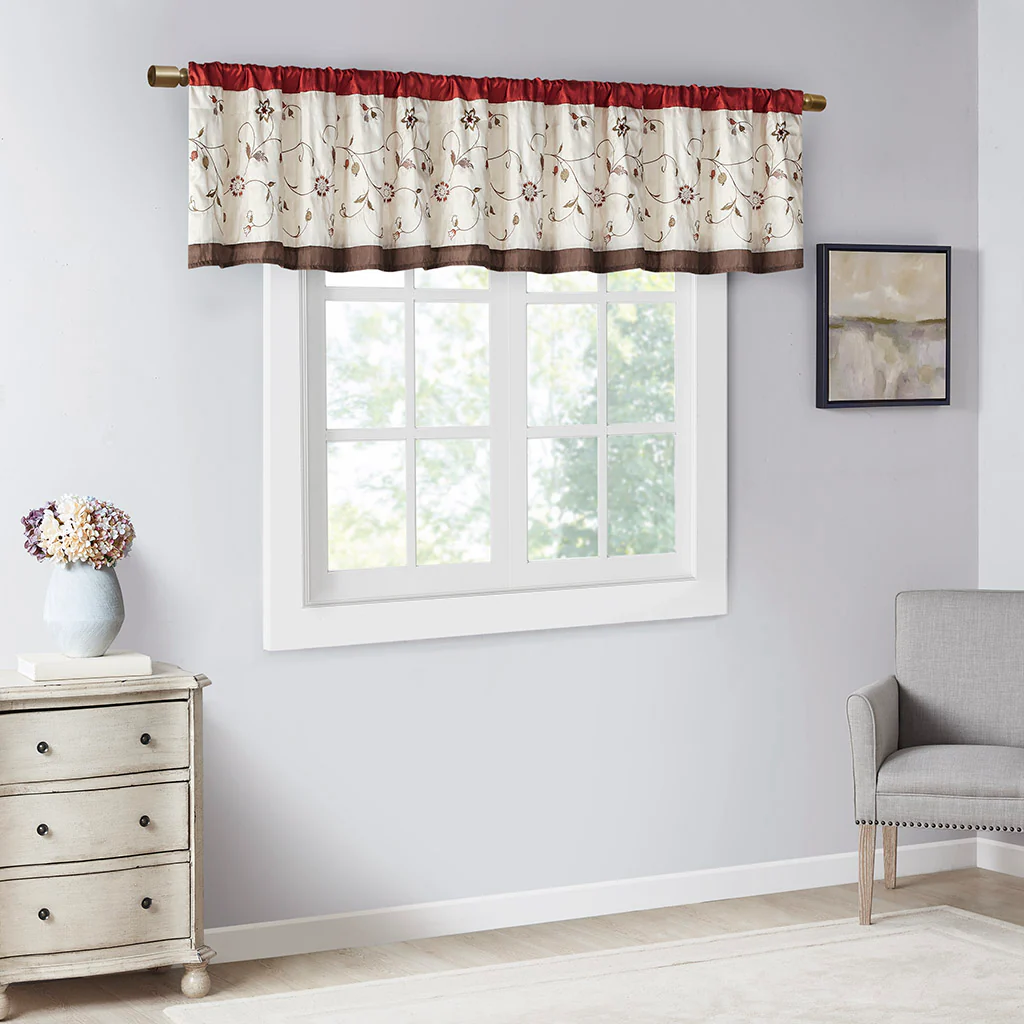 Serene Embroidered Window Valance - Image 24