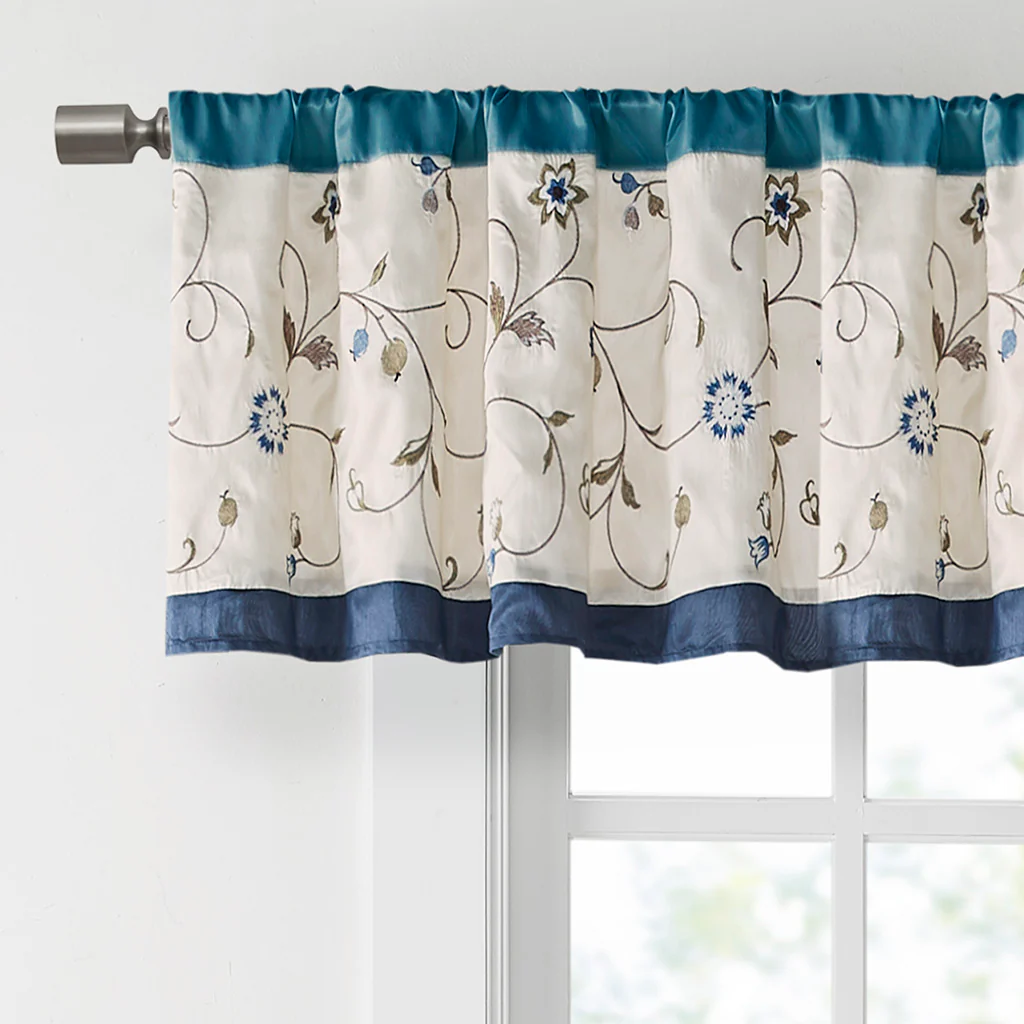 Serene Embroidered Window Valance - Image 30