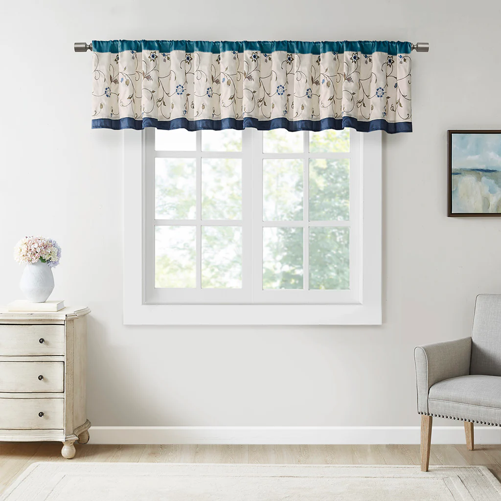 Serene Embroidered Window Valance - Image 31