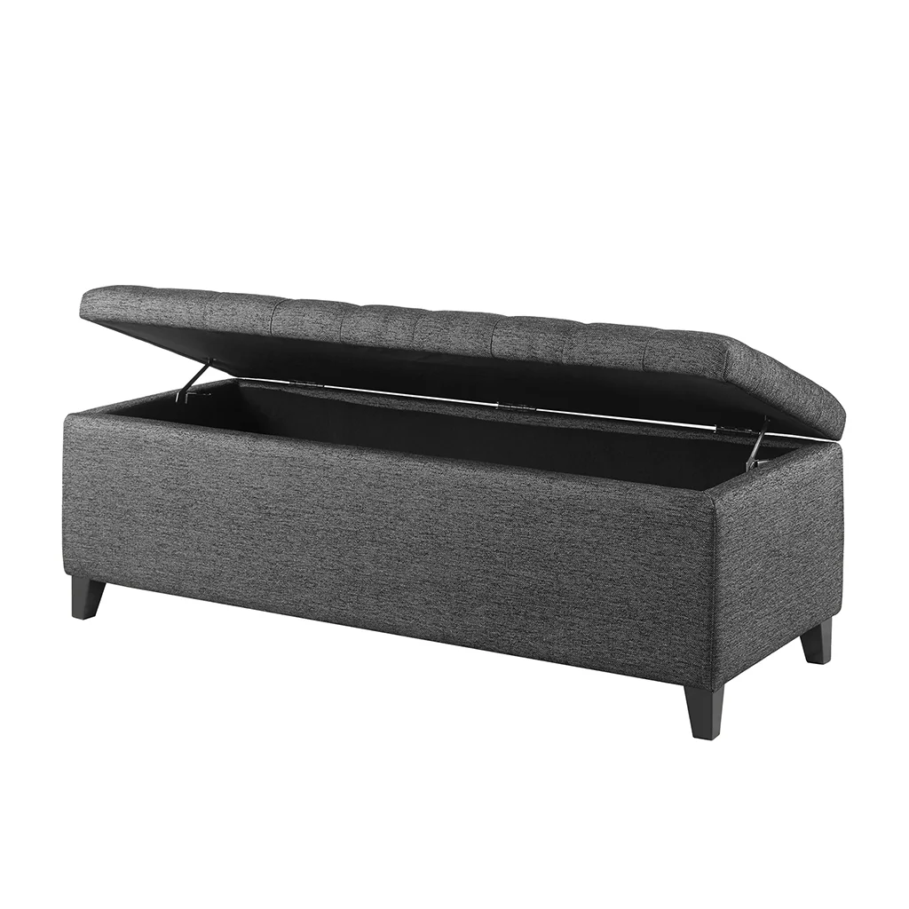 Shandra Tufted Top Upholstered Storage Bench - Image 10