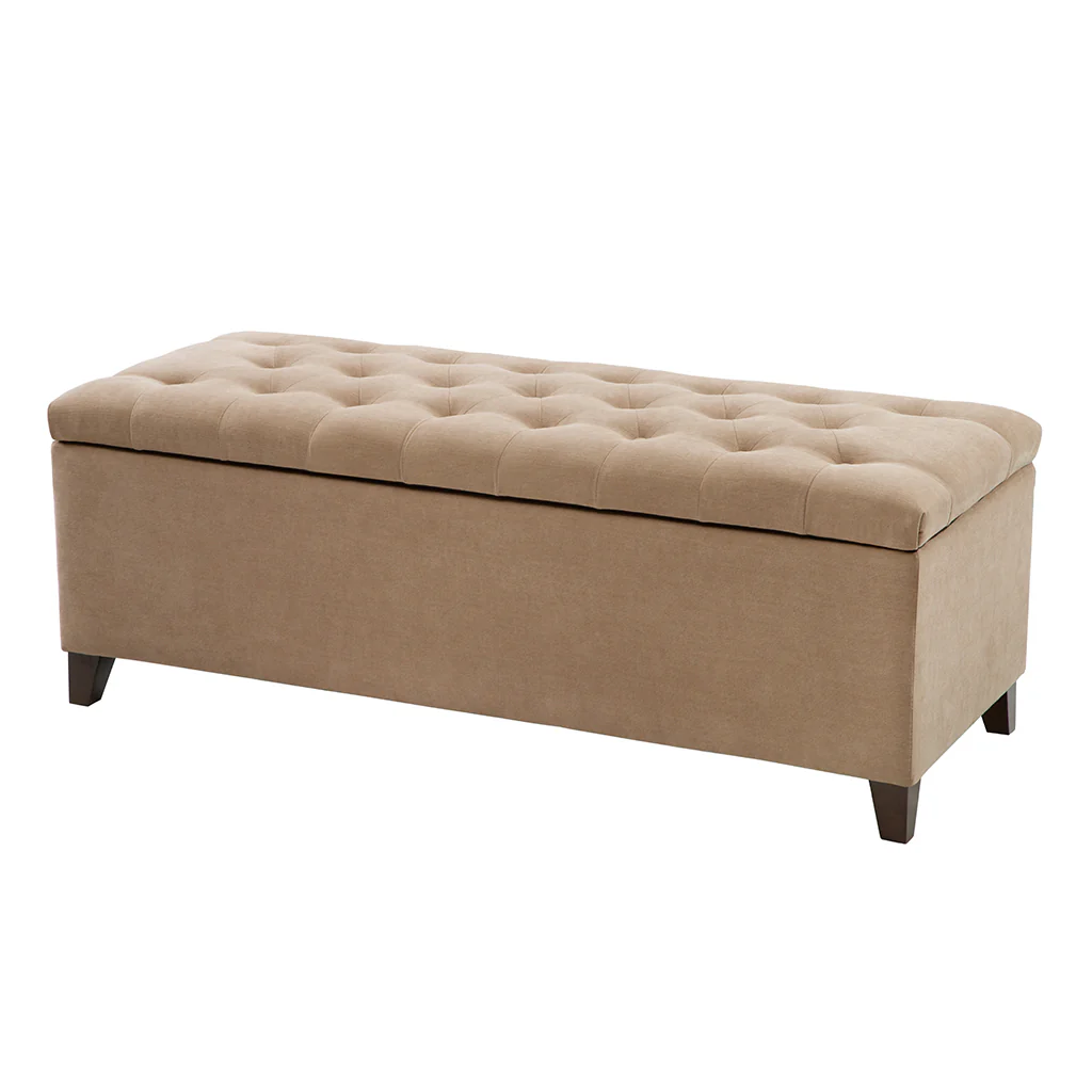Shandra Tufted Top Upholstered Storage Bench - Image 11