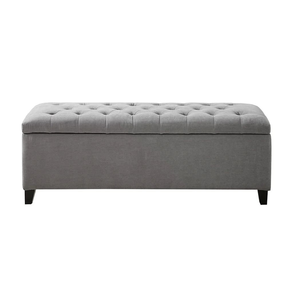 Shandra Tufted Top Upholstered Storage Bench - Image 16