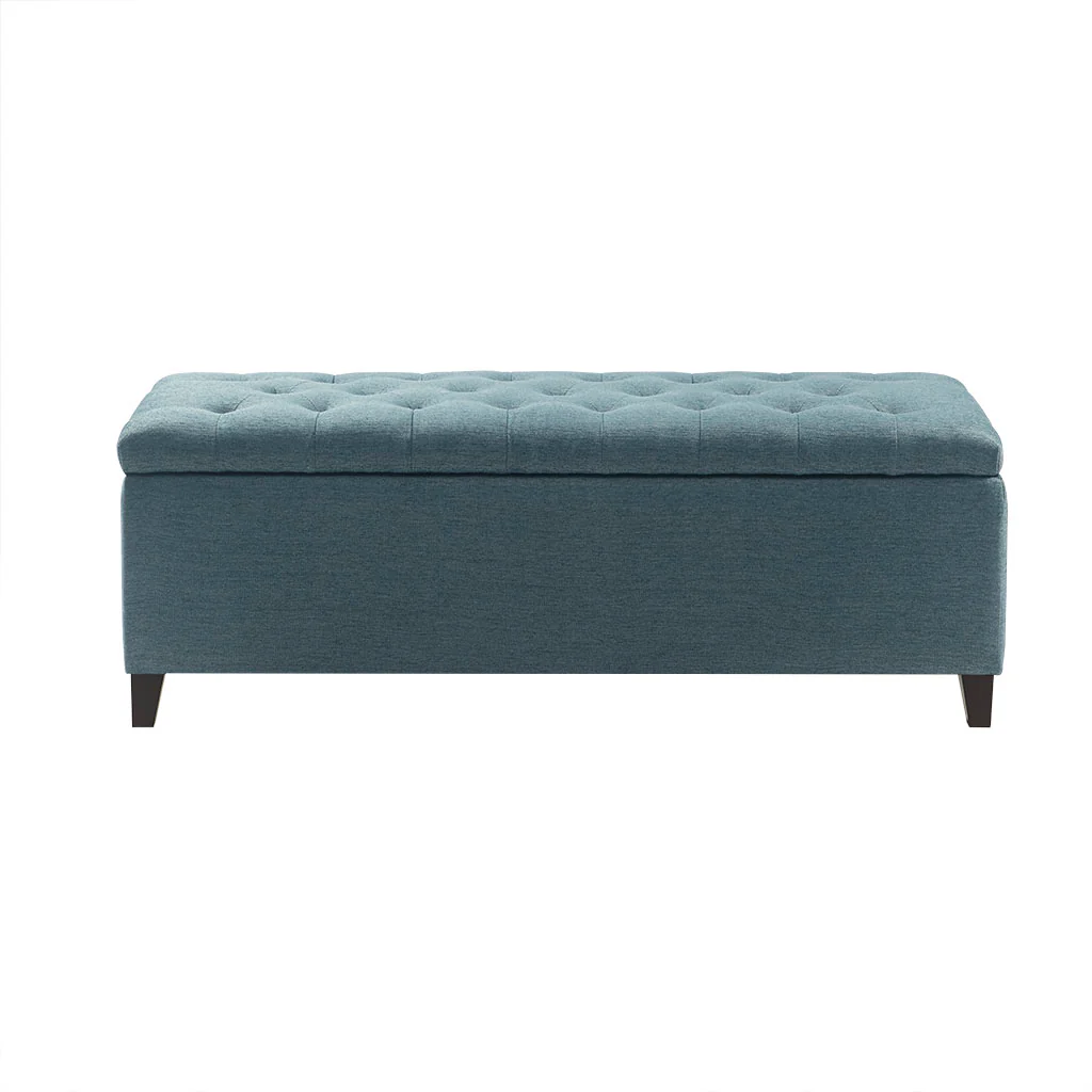 Shandra Tufted Top Upholstered Storage Bench - Image 17