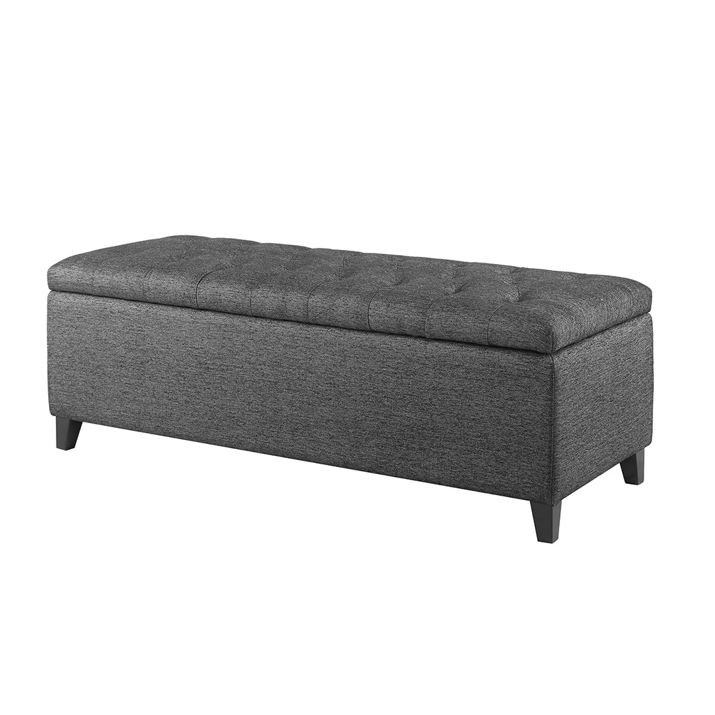 Shandra Tufted Top Upholstered Storage Bench - Image 18